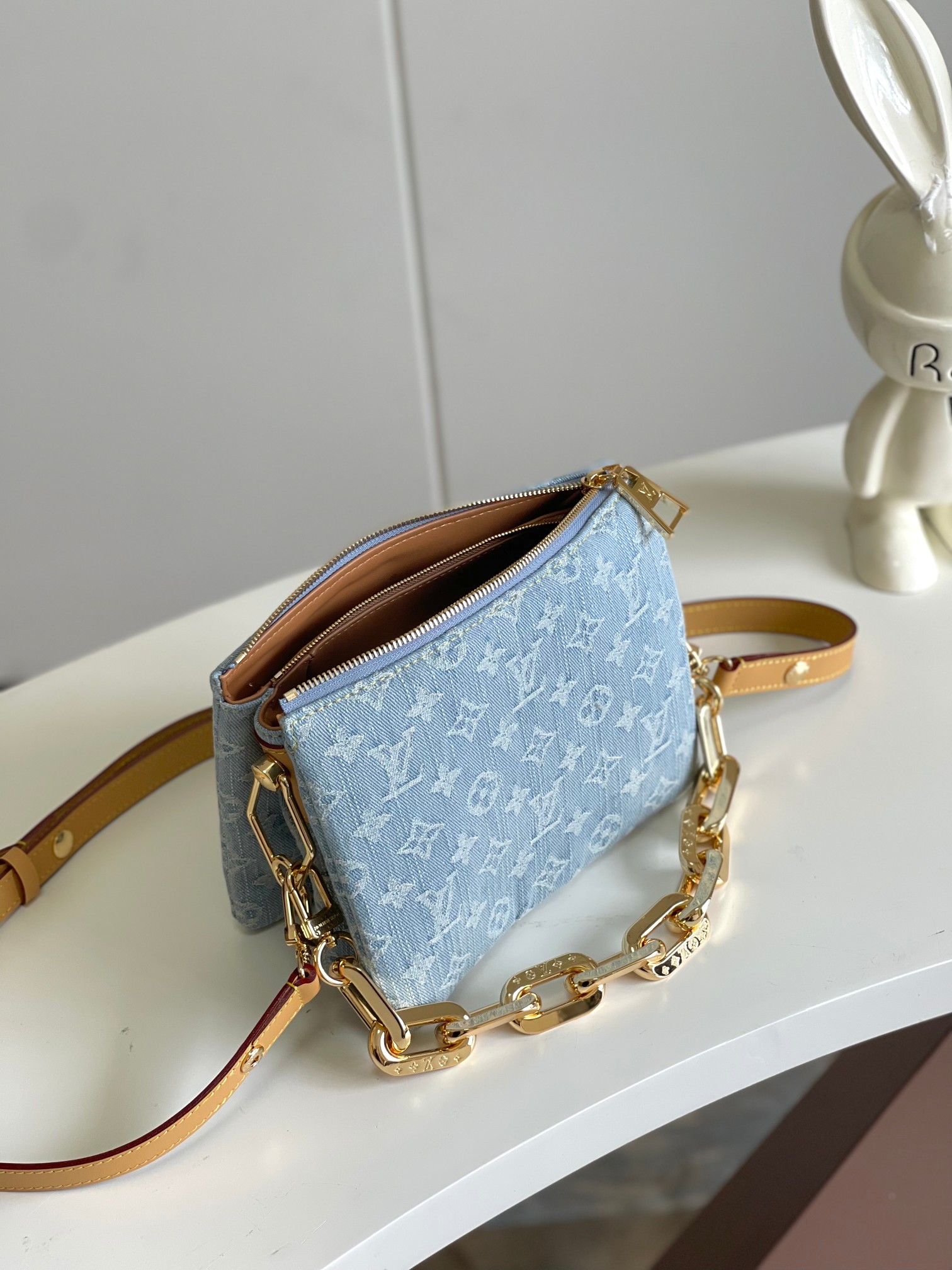Louis Vuitton Nano Speedy Denim Crossbody Bag M11401 - Image 7