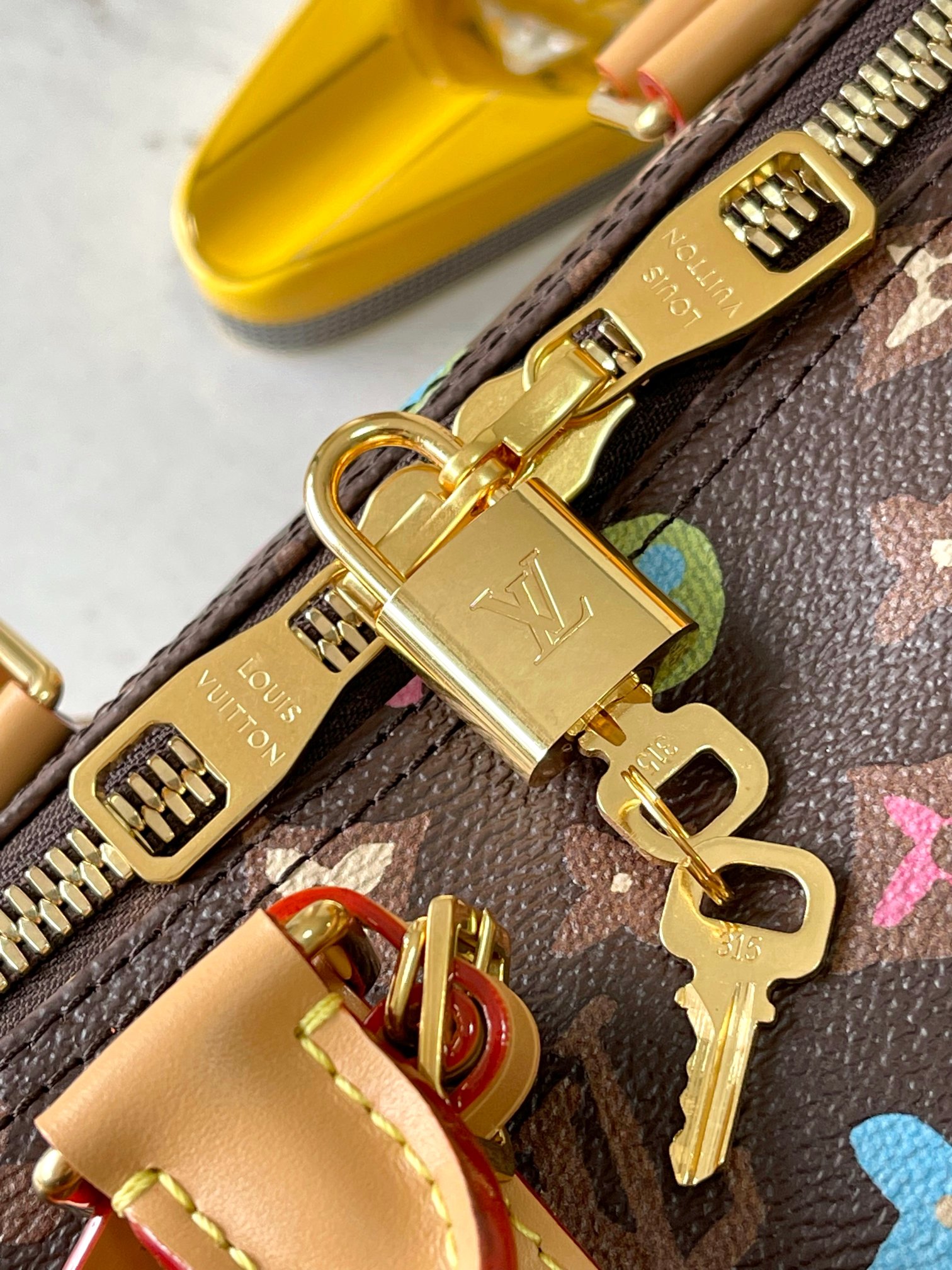Louis Vuitton x Yayoi Kusama Keepall 45 Travel Bag - Image 7