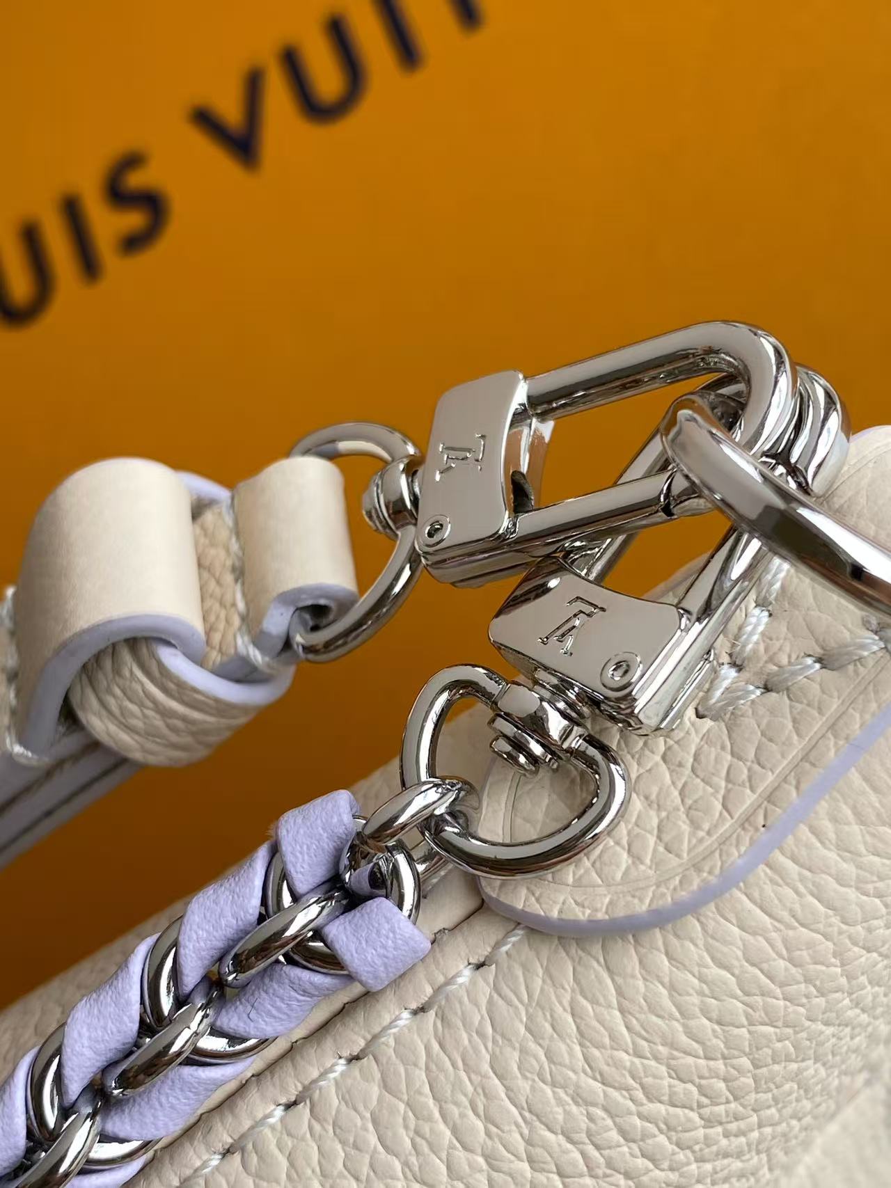 Louis Vuitton Nano Boulogne Monogram Empreinte Leather Chain Bag – Iridescent Purple - Image 7