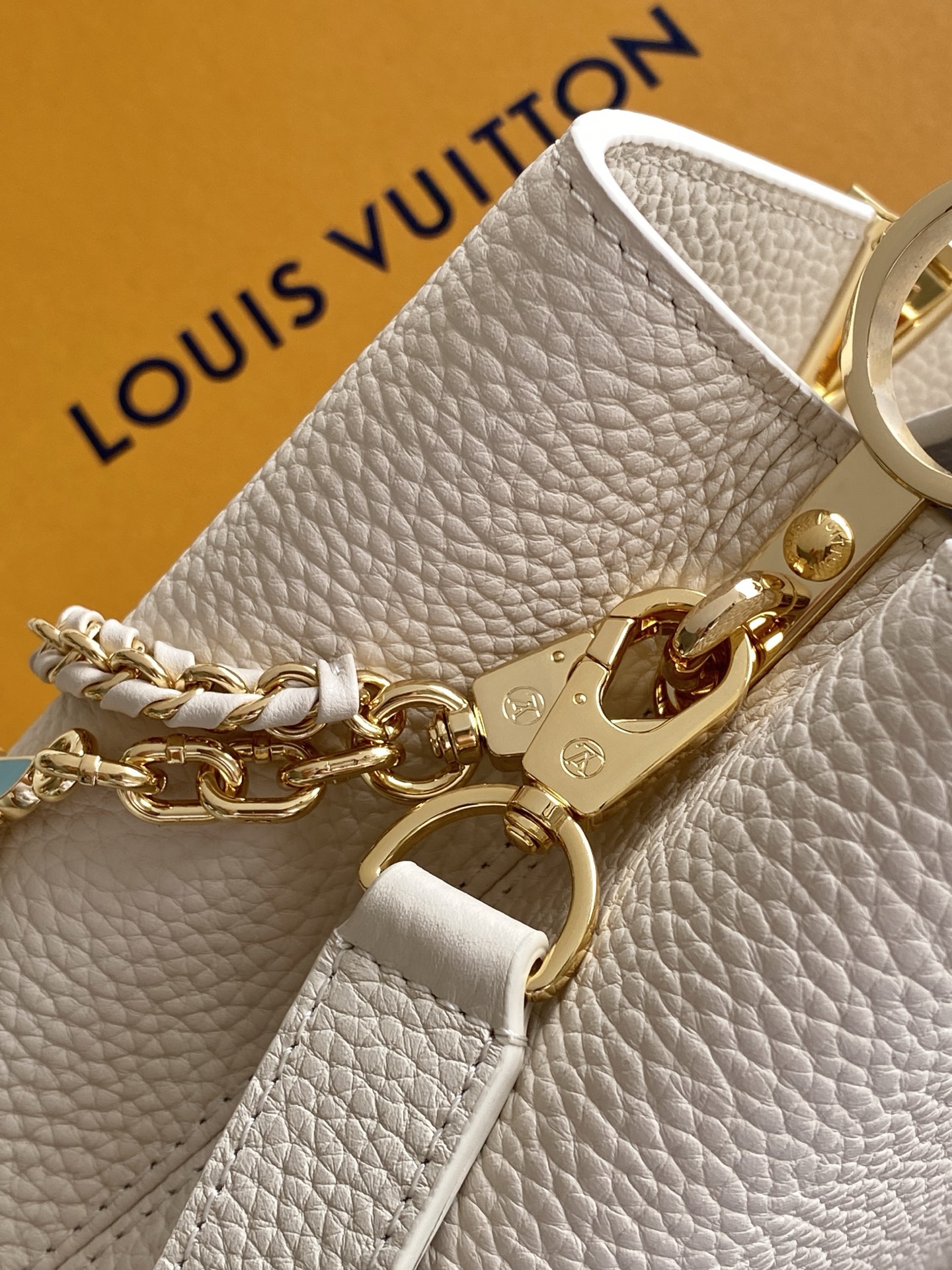Capucines BB Flowergram Leather Handbag - Image 7