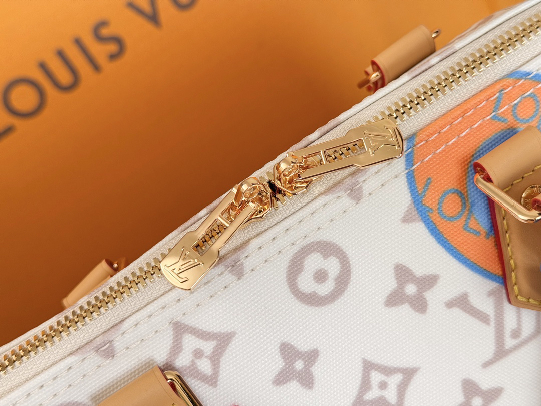 Louis Vuitton Speedy Soft 30 Handbag in Monogram Dune - Image 7