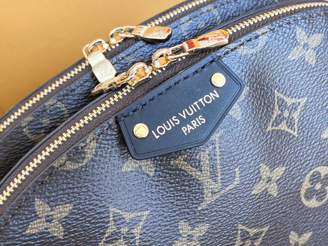 Louis Vuitton Alma Handbag with Woven Chain - Image 7