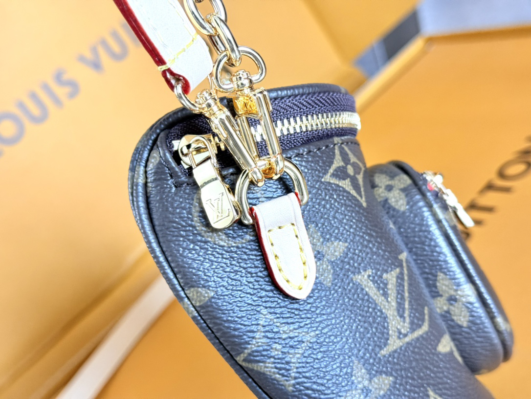 Louis Vuitton x Takashi Murakami Mini Bumbag in Cherry Monogram Canvas - Image 7