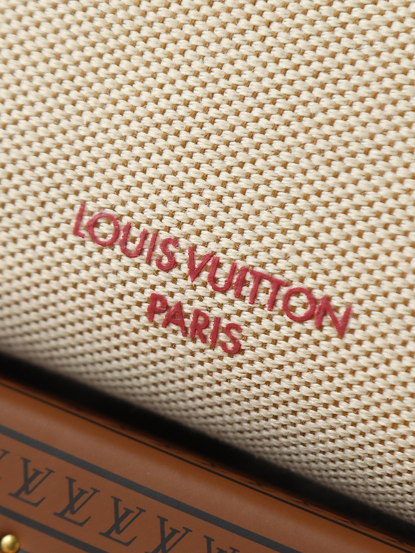 Louis Vuitton Side Trunk Medium Shoulder Bag in Natural Canvas - Image 7