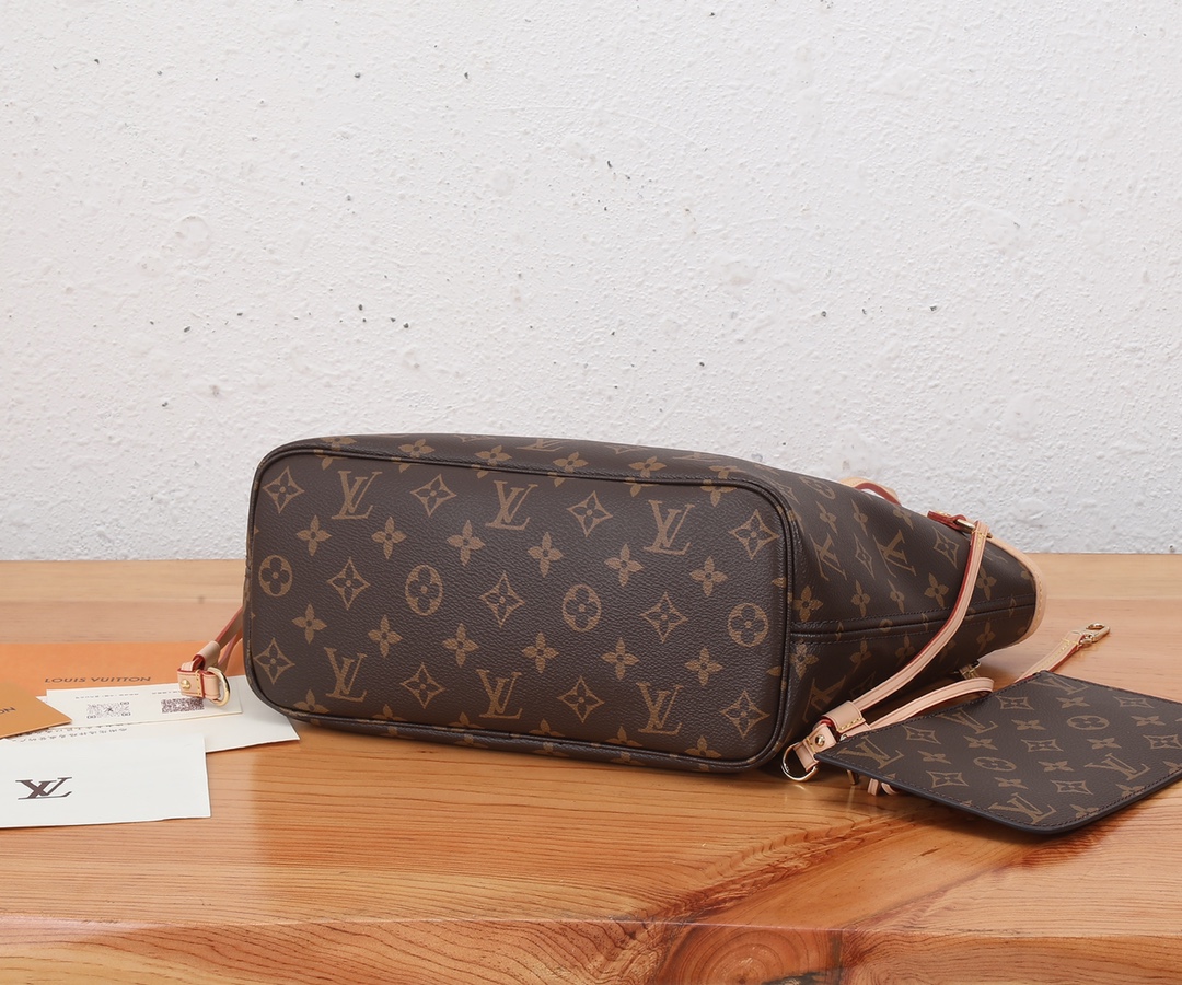 Louis Vuitton Neverfull Small Tote Bag in Damier Azur Canvas - Image 7