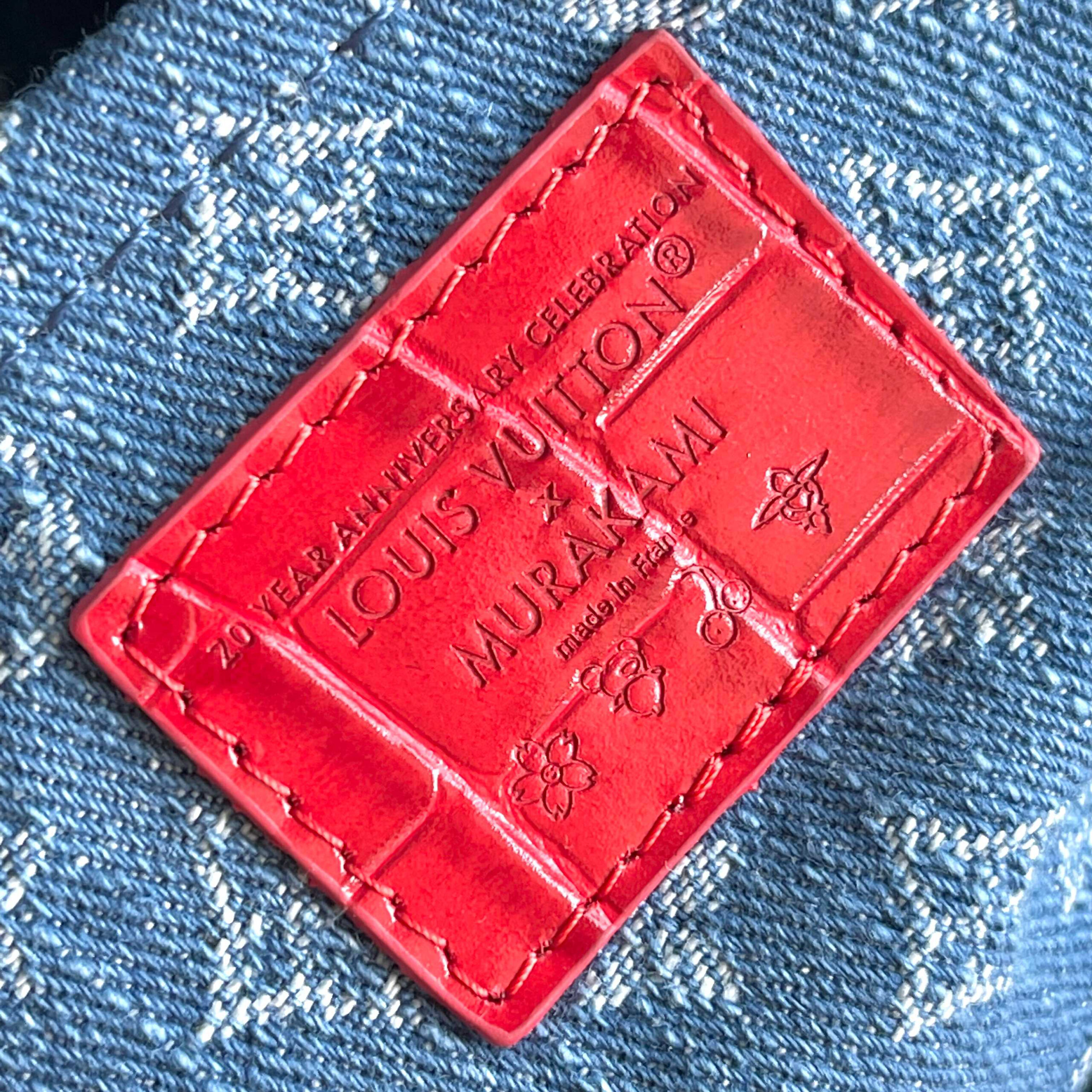 Louis Vuitton x Takashi Murakami Monogram Denim Cherry Crossbody Bag - Image 7