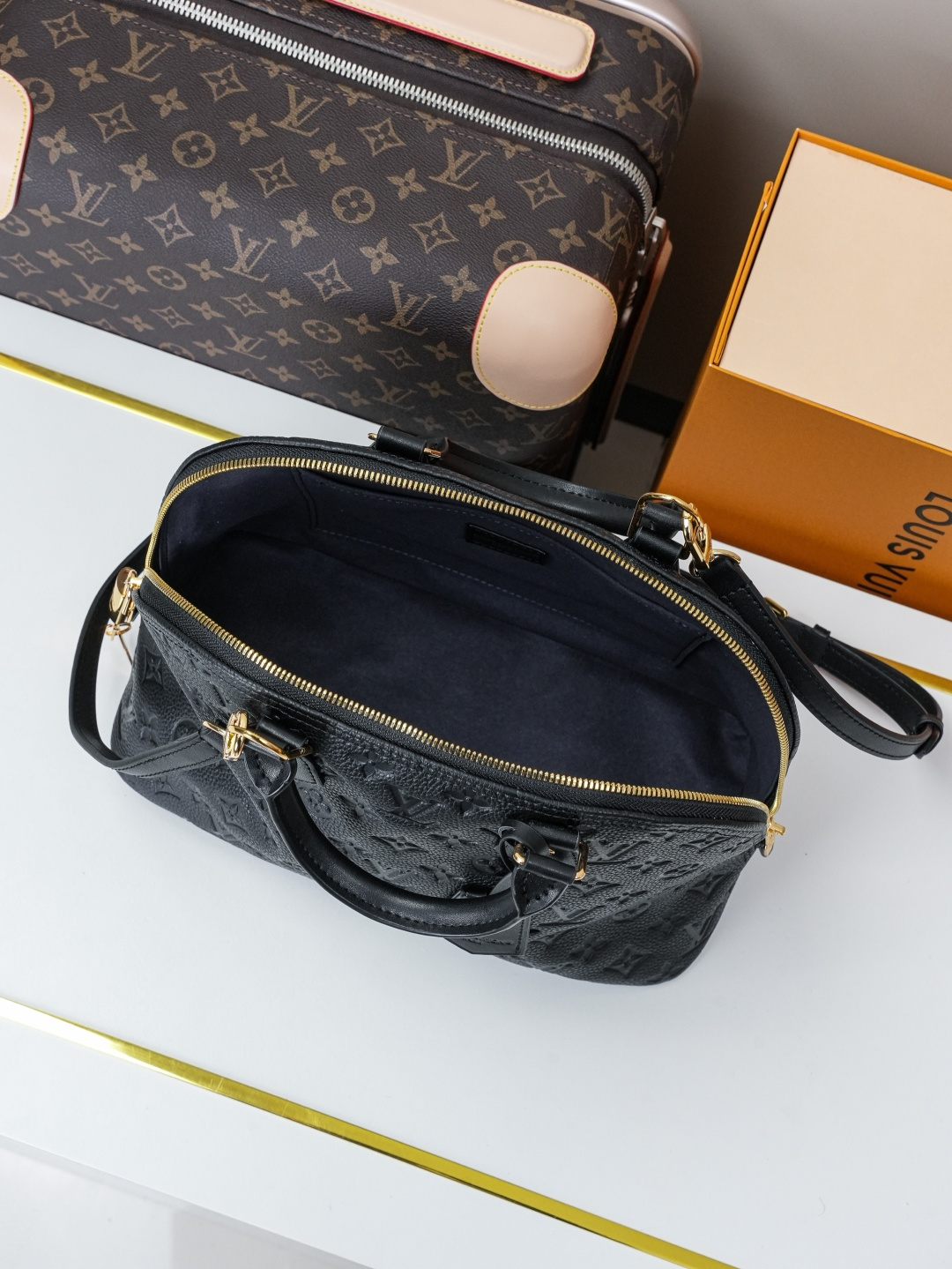 Louis Vuitton Alma PM Monogram Empreinte Handbag - Image 7