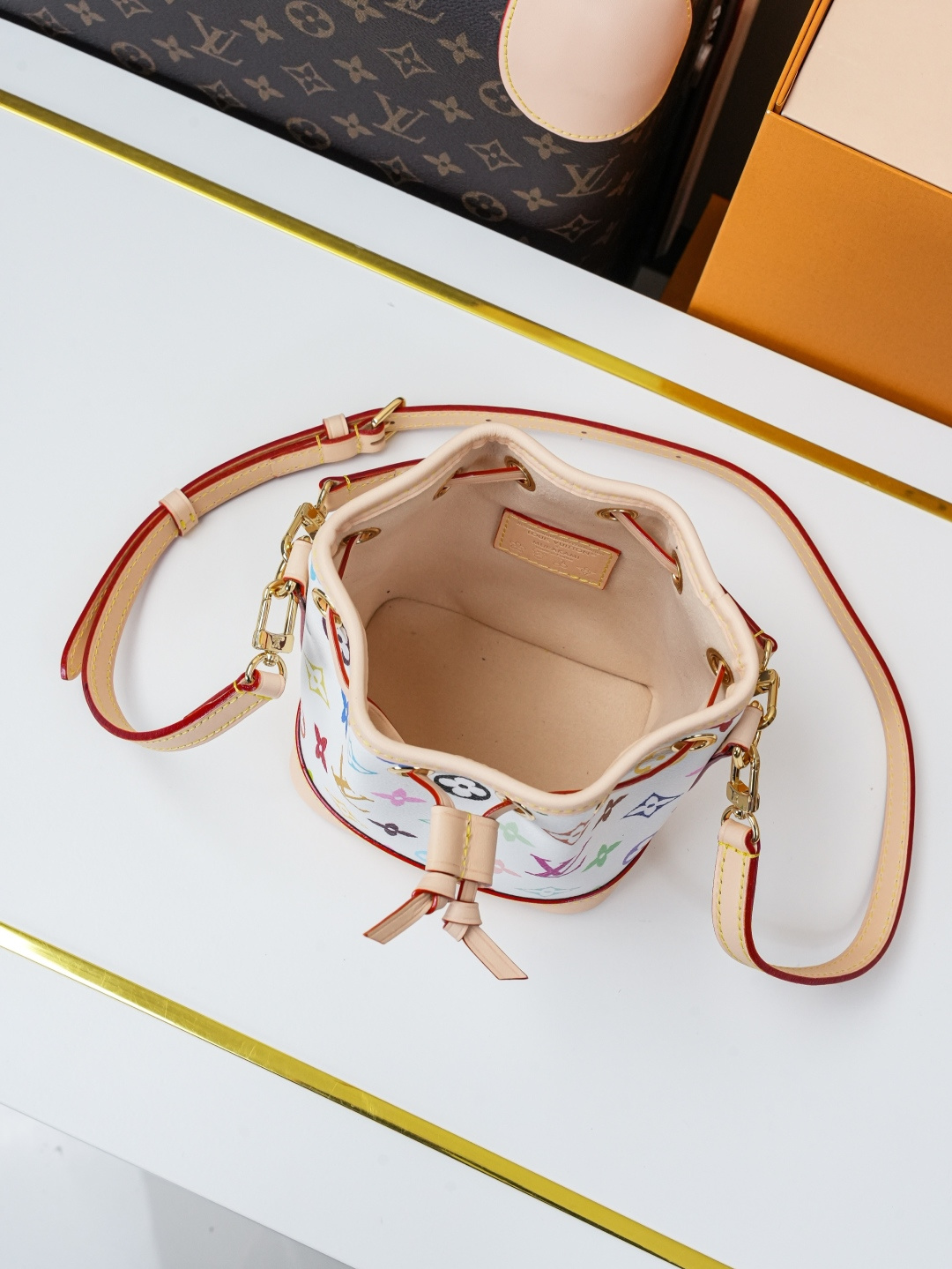 Louis Vuitton x Takashi Murakami Nano Noe Bag M27493 - Image 7