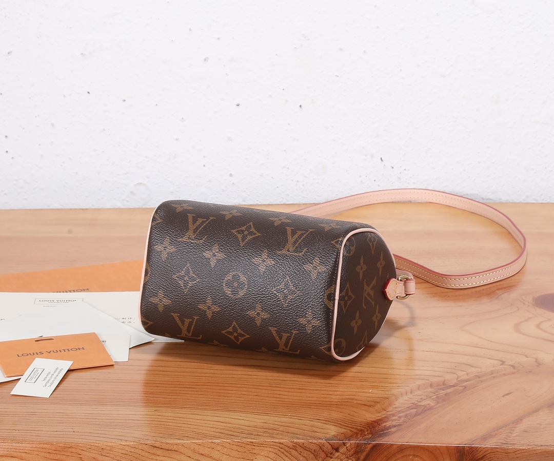 Louis Vuitton Nano Speedy Monogram Canvas Handbag - Image 7