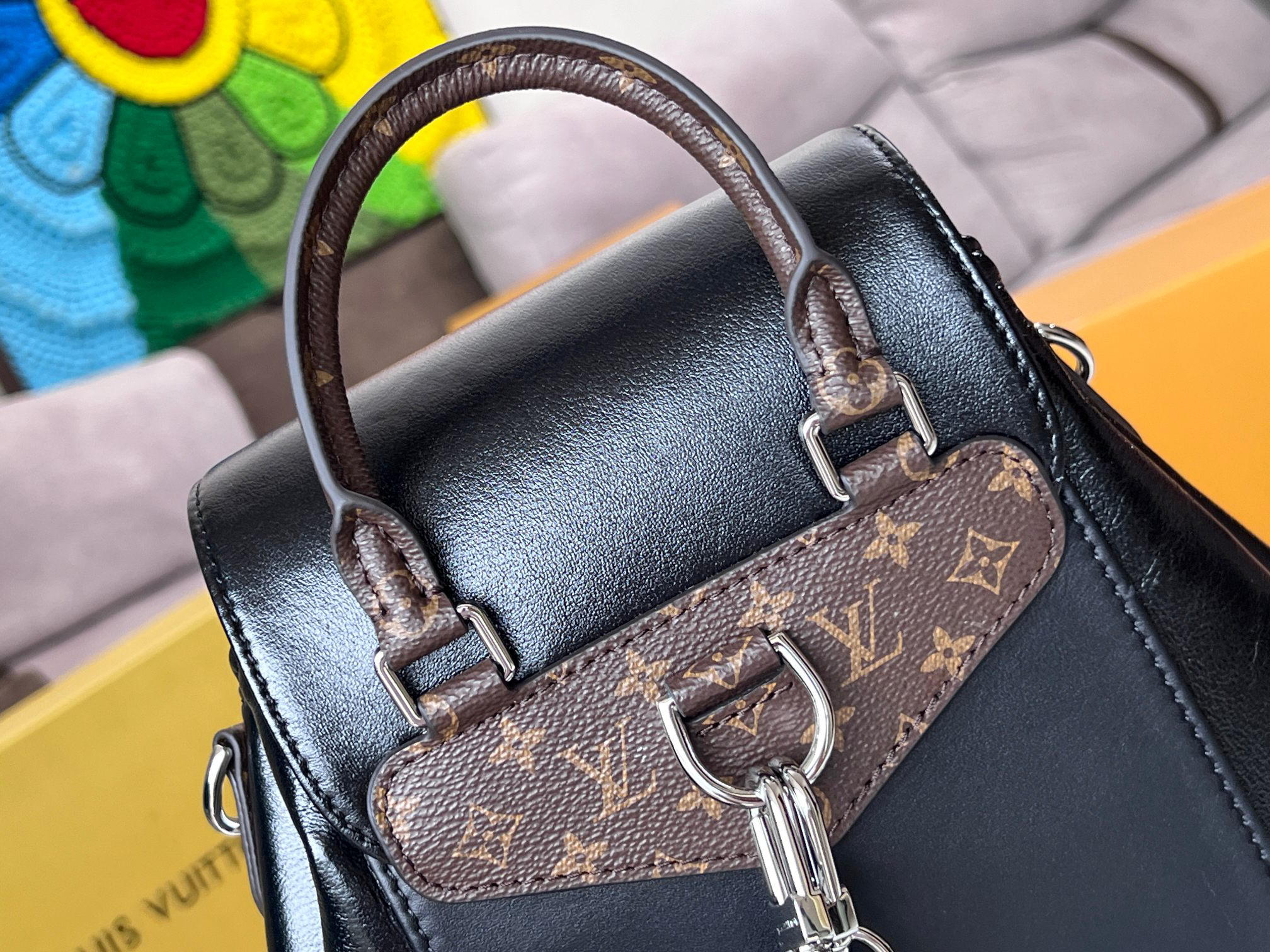 Louis Vuitton Montsouris Small Leather Backpack - Image 7