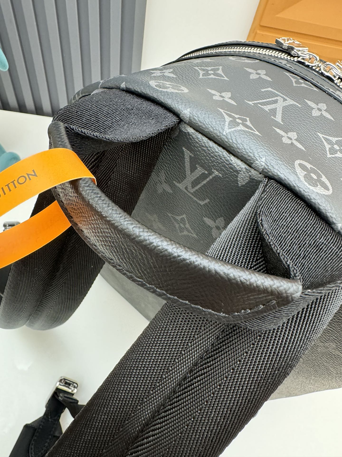 Louis Vuitton Discovery Backpack M31033 Monogram Shadow Leather - Image 7