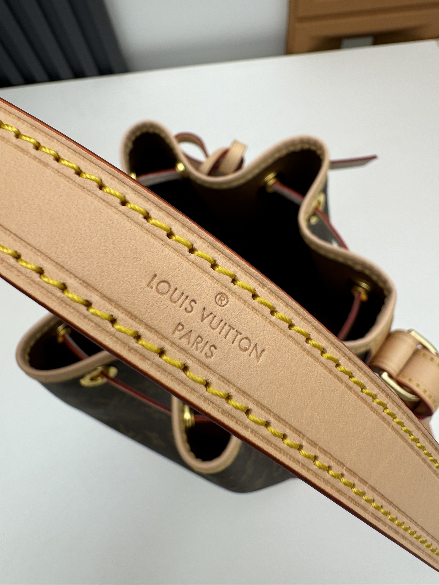 Louis Vuitton Noe BB M40817 Monogram Bucket Bag - Image 7