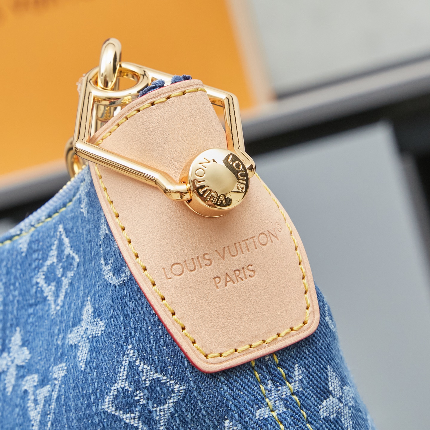 Louis Vuitton Coussin Hobo MM Monogram Denim Bag - Image 7