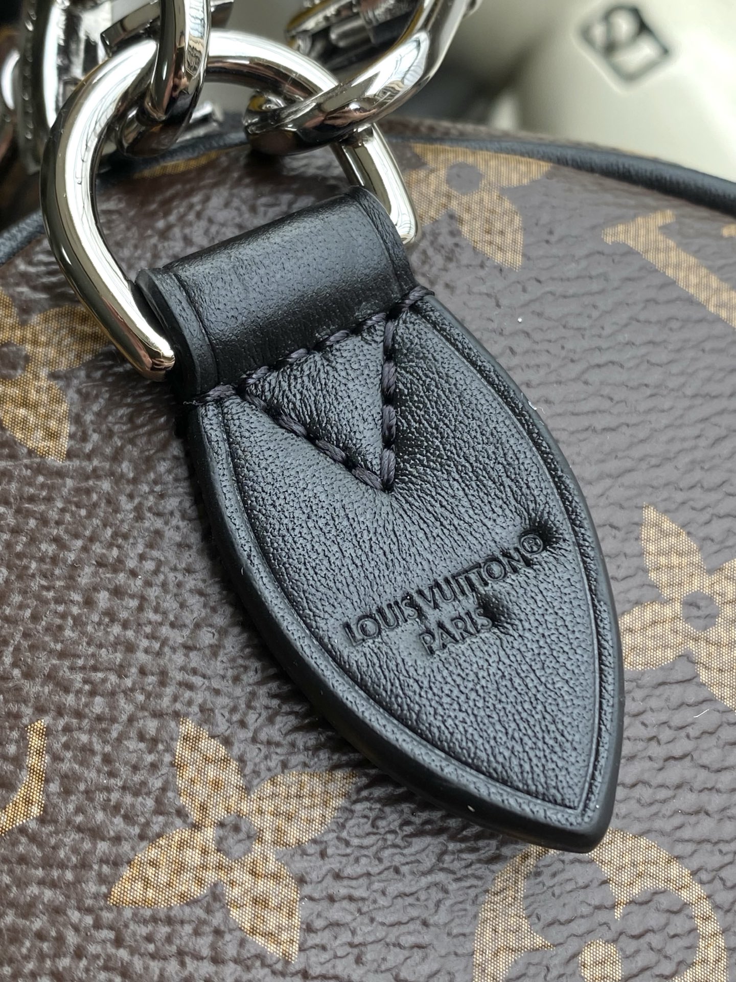 Louis Vuitton Speedy Soft 30 Dark Monogram Handbag - Image 7
