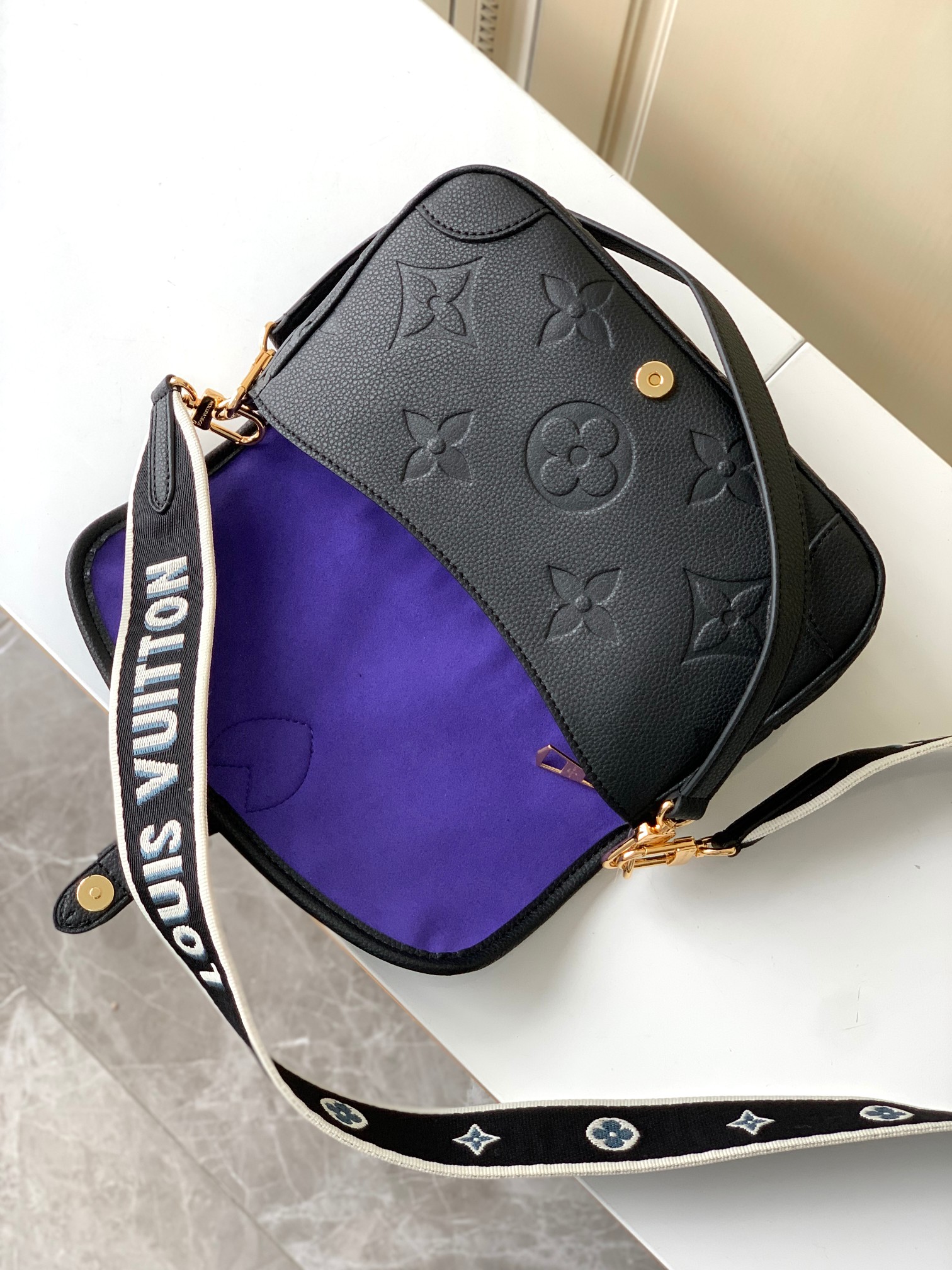 Louis Vuitton Diane Monogram Empreinte Handbag - Image 7