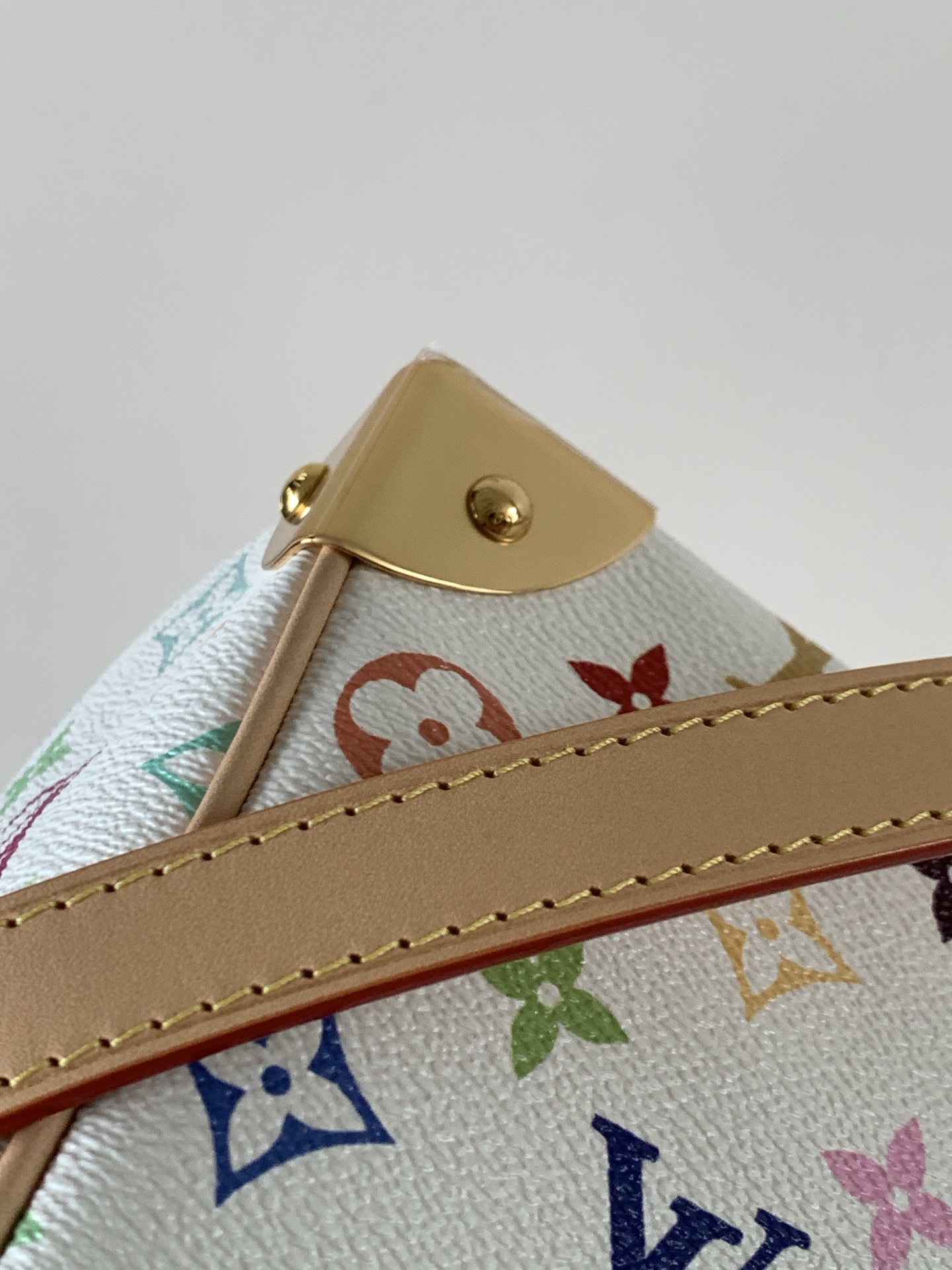 Louis Vuitton Speedy Bandoulière 25 Handbag, White Monogram Canvas - Image 7