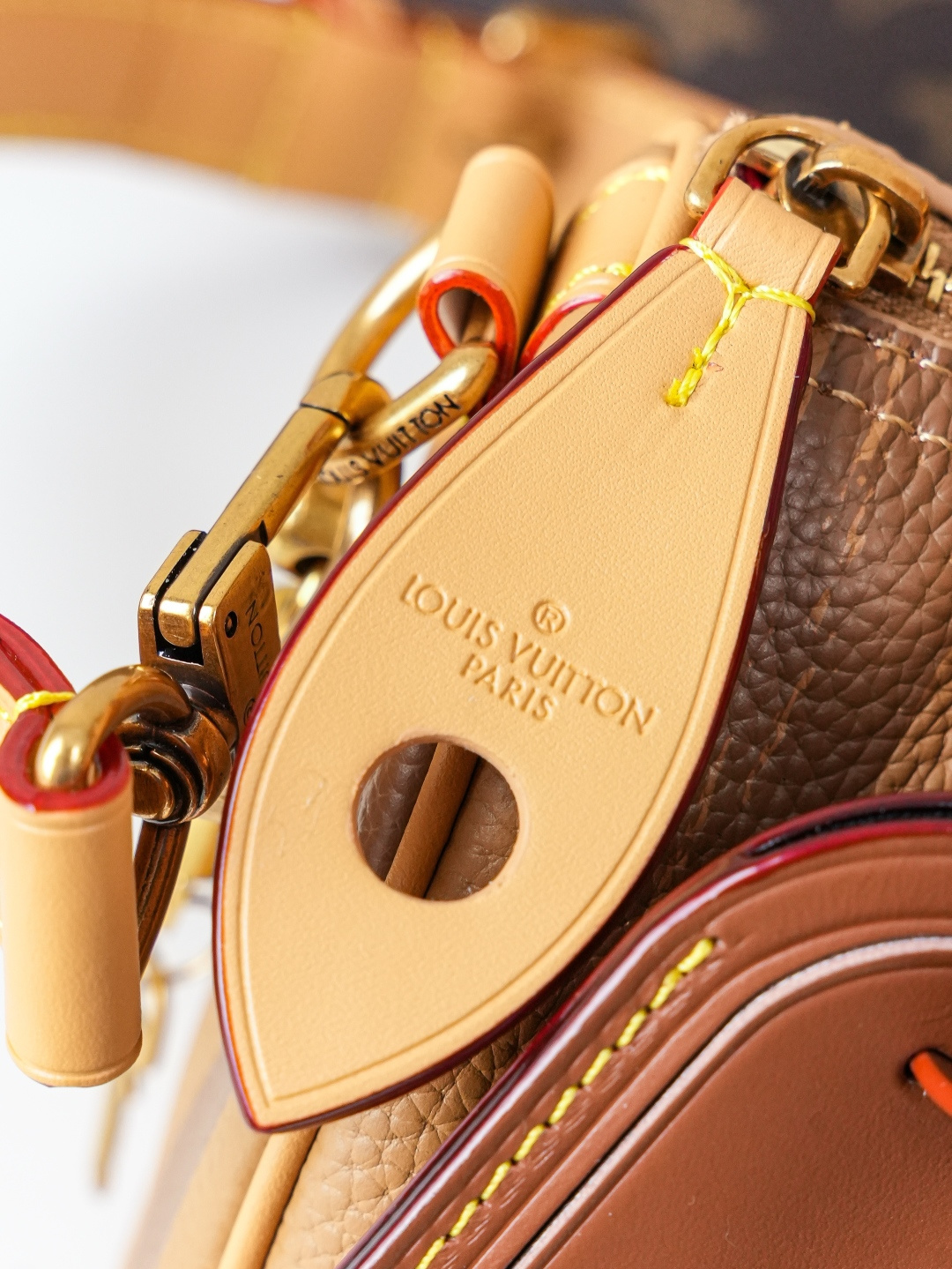 Speedy Bandoulière 20 Handbag in Brown Monogram Leather - Image 7