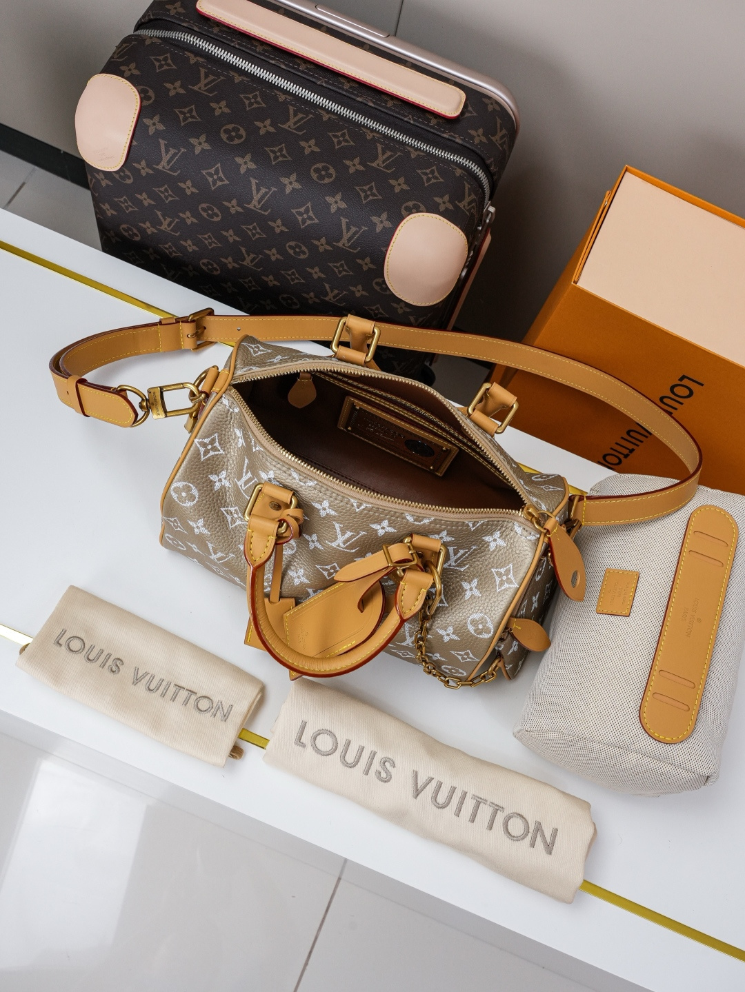 Speedy Bandoulière 25 Monogram Leather Handbag - Image 7