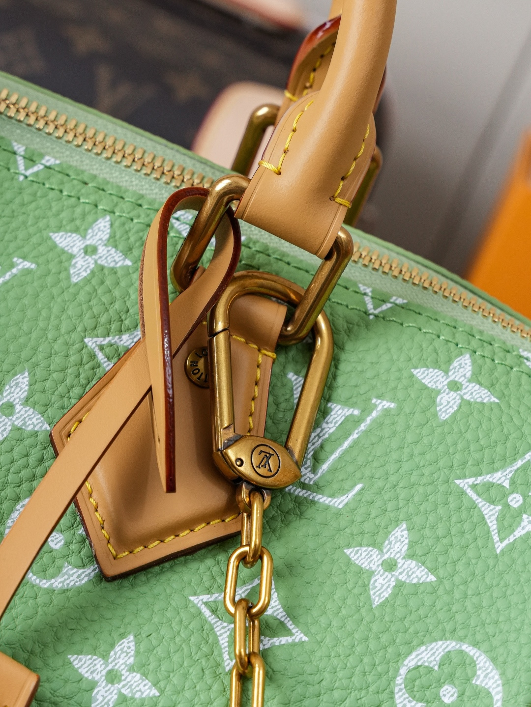 Louis Vuitton Speedy Bandoulière 25 Monogram Leather Handbag - Grass Green - Image 7