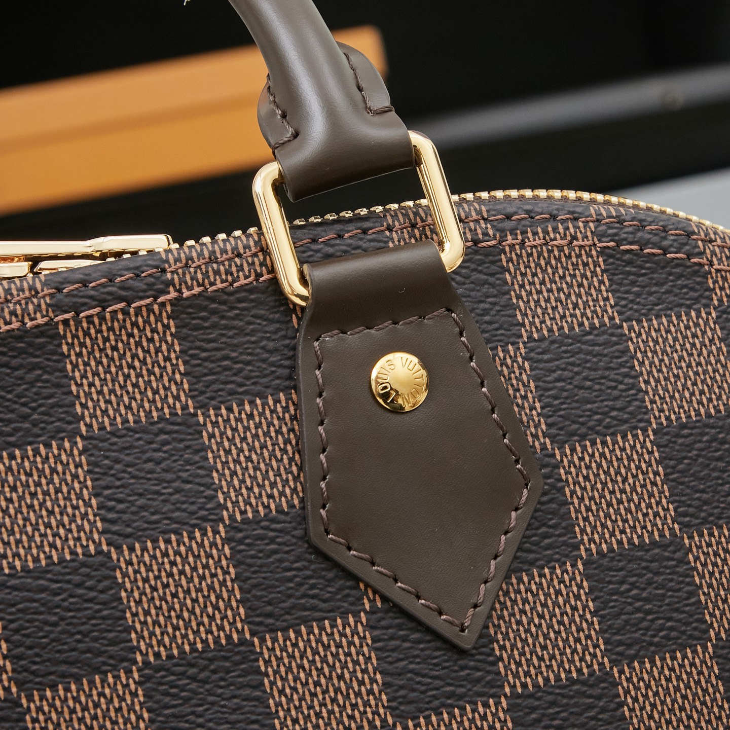Louis Vuitton Alma Handbag M53151, Monogram Canvas, Brown - Image 7