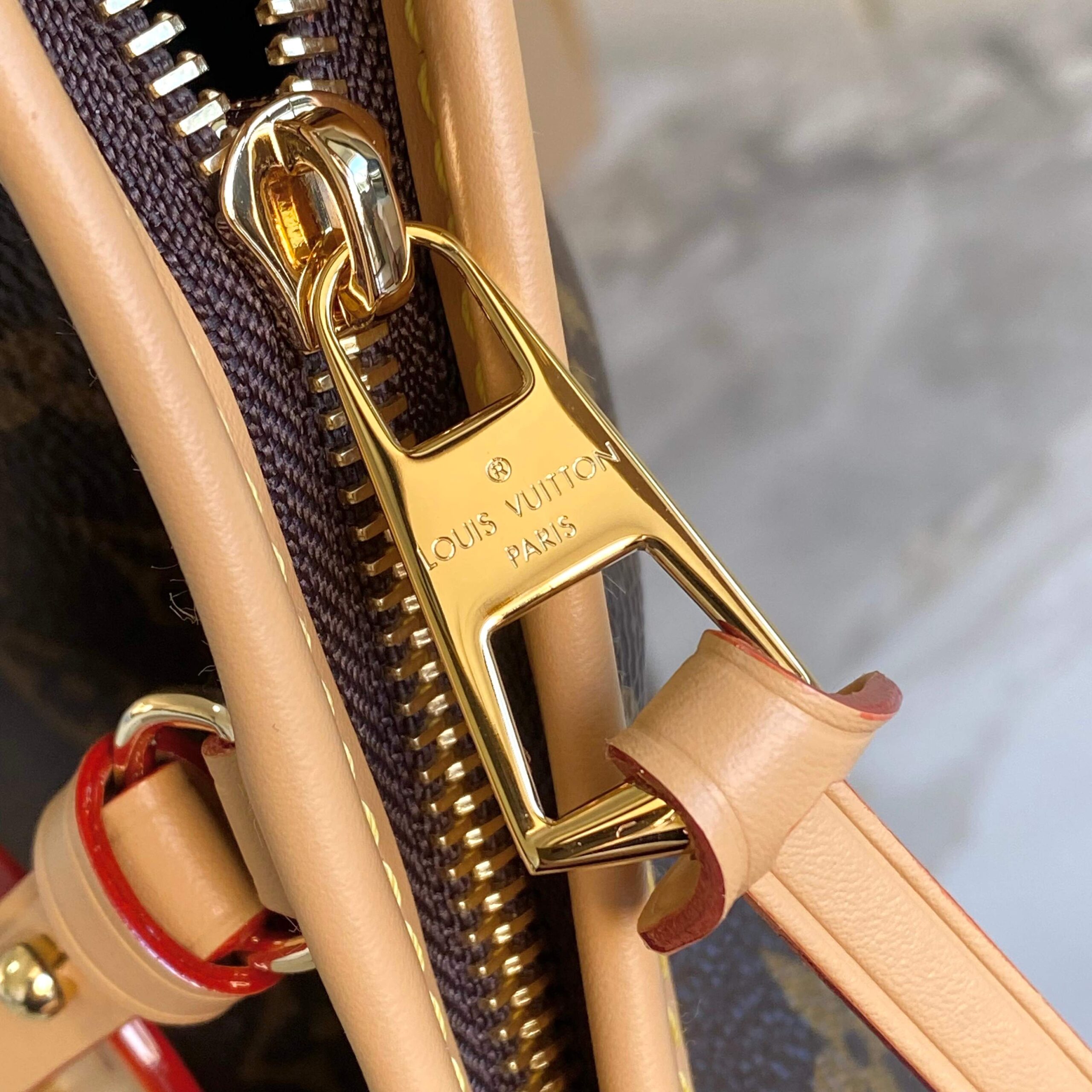CarryAll East West Monogram Canvas and Leather Shoulder Bag - Image 7