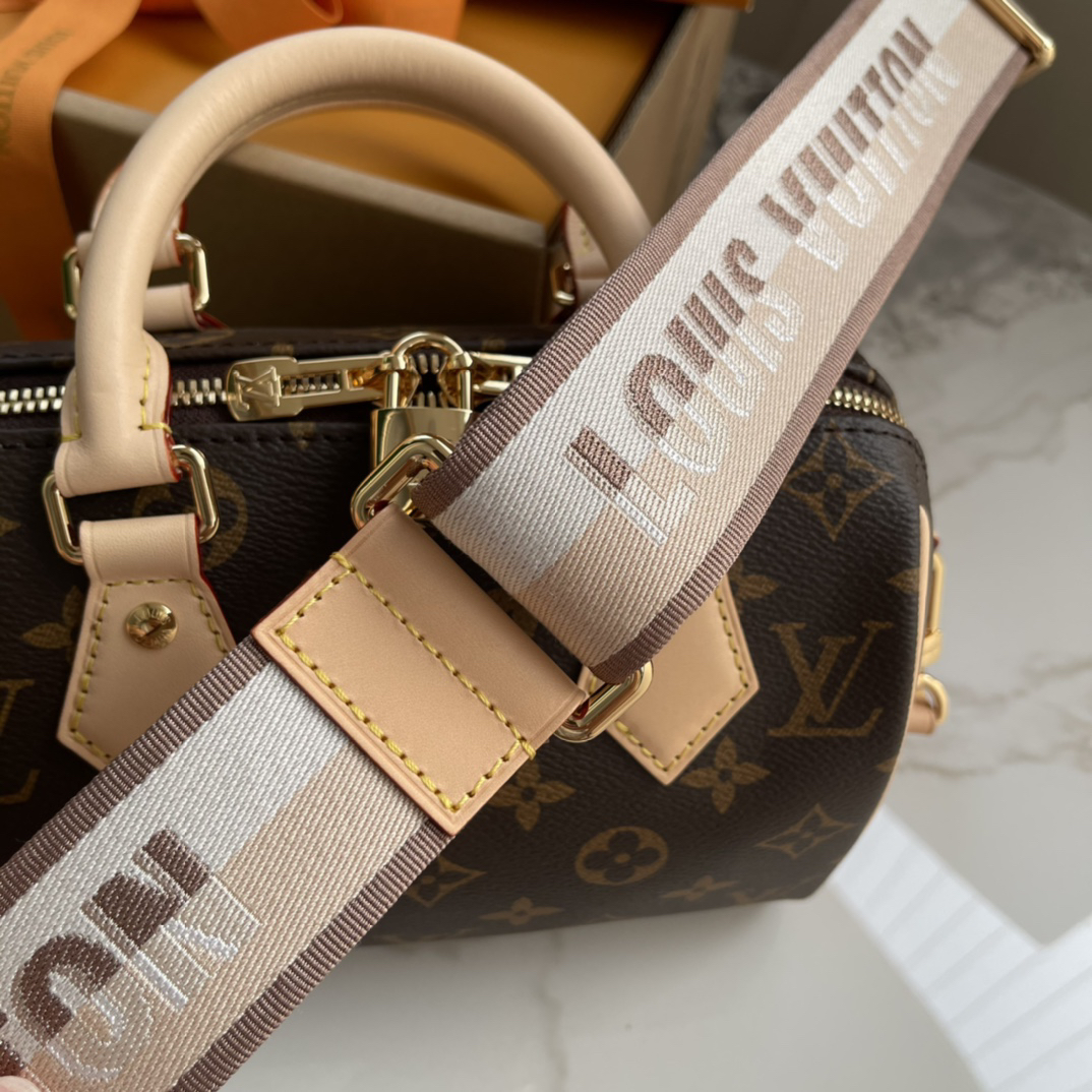 Louis Vuitton Speedy Bandouliere 20 Monogram Canvas Crossbody Bag - Image 7