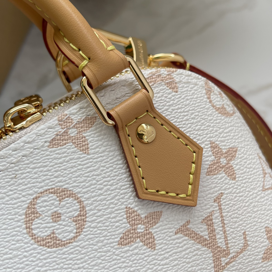 Louis Vuitton Nano Alma Handbag in Monogram Dune Canvas - Image 7
