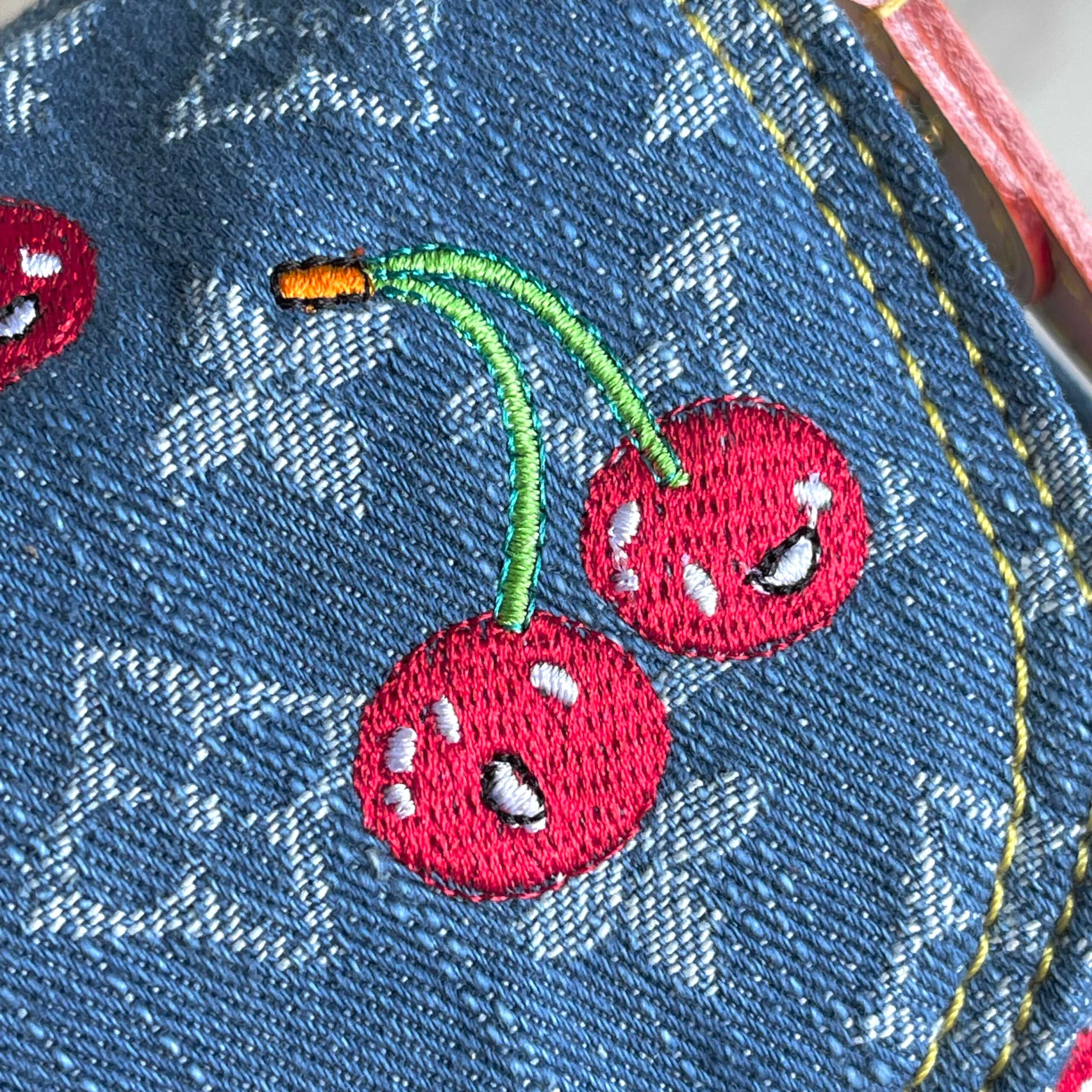 Louis Vuitton x Murakami Sunset Monogram Denim Shoulder Bag - Image 7