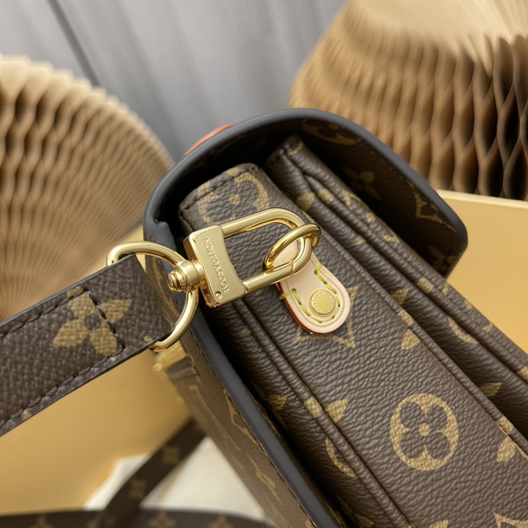 Louis Vuitton Pochette Metis Monogram Canvas Crossbody Bag - Image 7