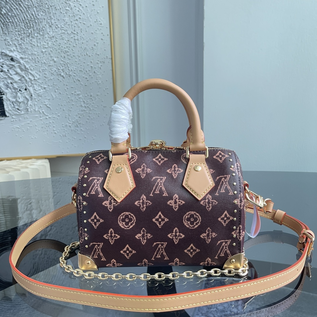 Louis Vuitton Speedy Trunk 20 Monogram Origine Handbag - Image 7