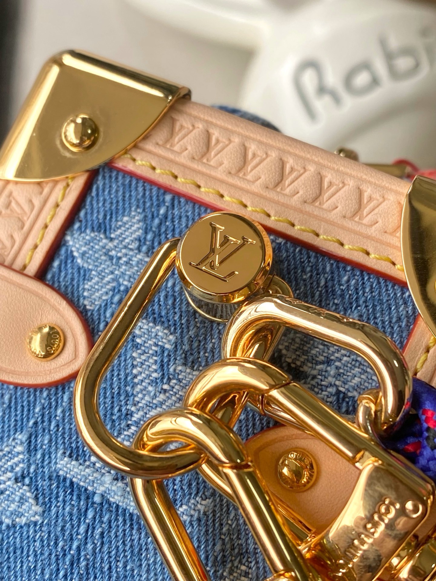 Louis Vuitton Side Trunk Denim Rendez-Vous Shoulder Bag - Image 7