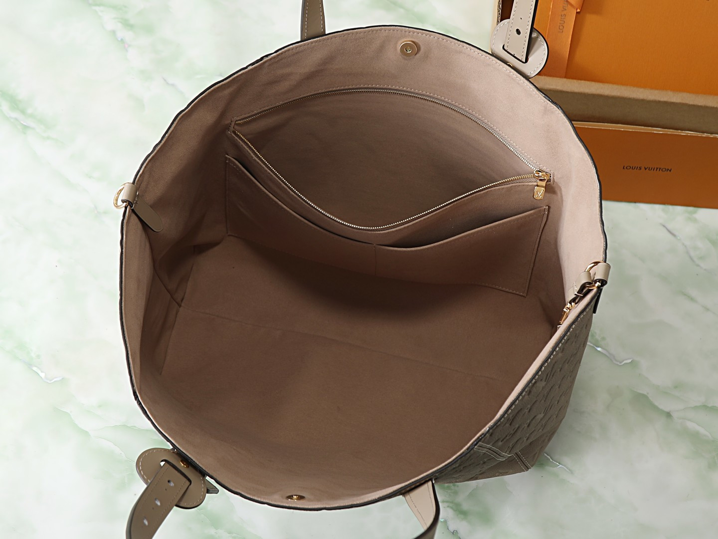 Louis Vuitton All In One MM Monogram Empreinte Leather Tote Bag - Image 7