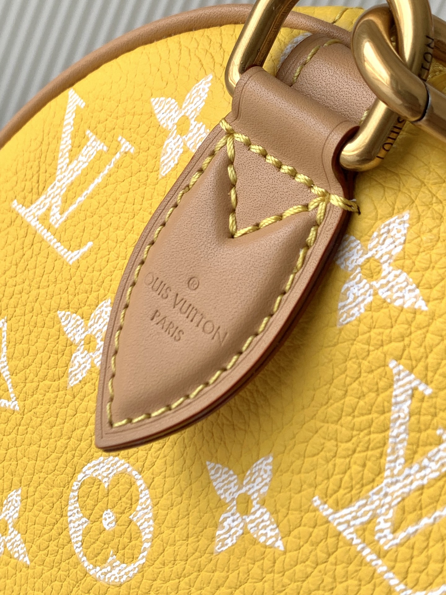 Louis Vuitton Speedy Bandoulière 25 Handbag in Yellow Leather - Image 7