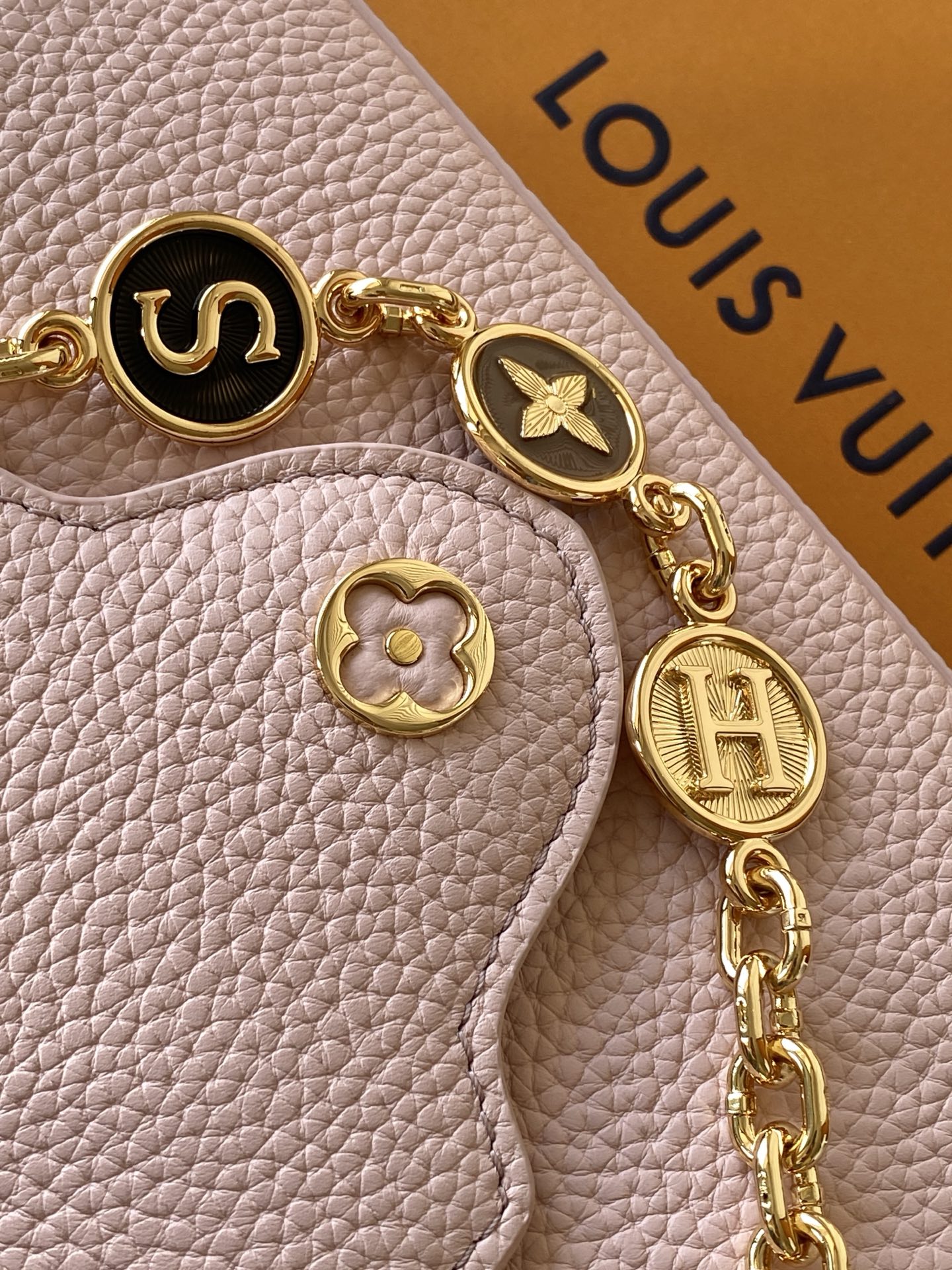 Louis Vuitton Capucines Custom Leather Crossbody Bag - Image 7