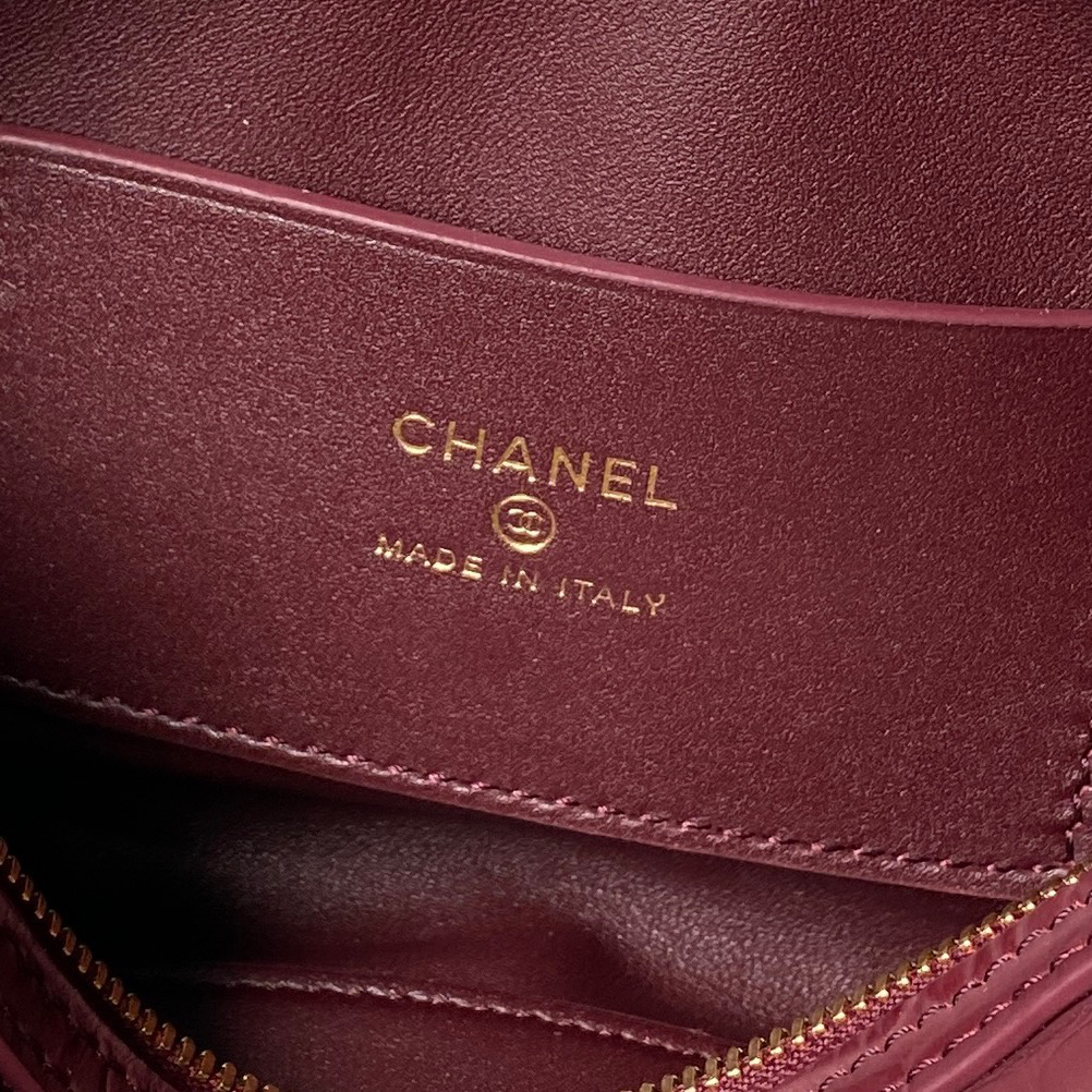 Chanel AS5390 Caviar Leather Boston Cylinder Bag - Image 7