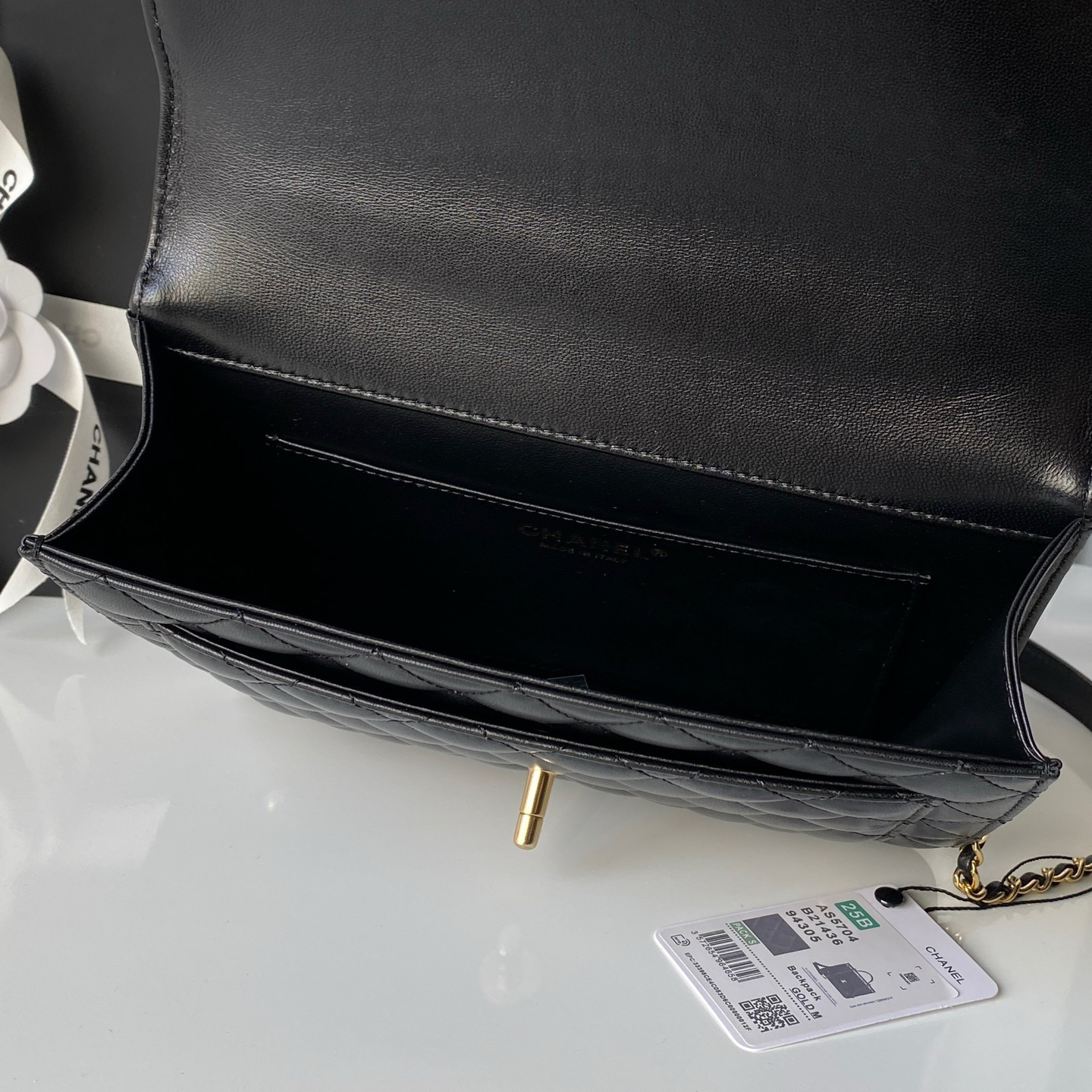 Chanel 25B Classic Vintage Backpack AS5704 - Image 7