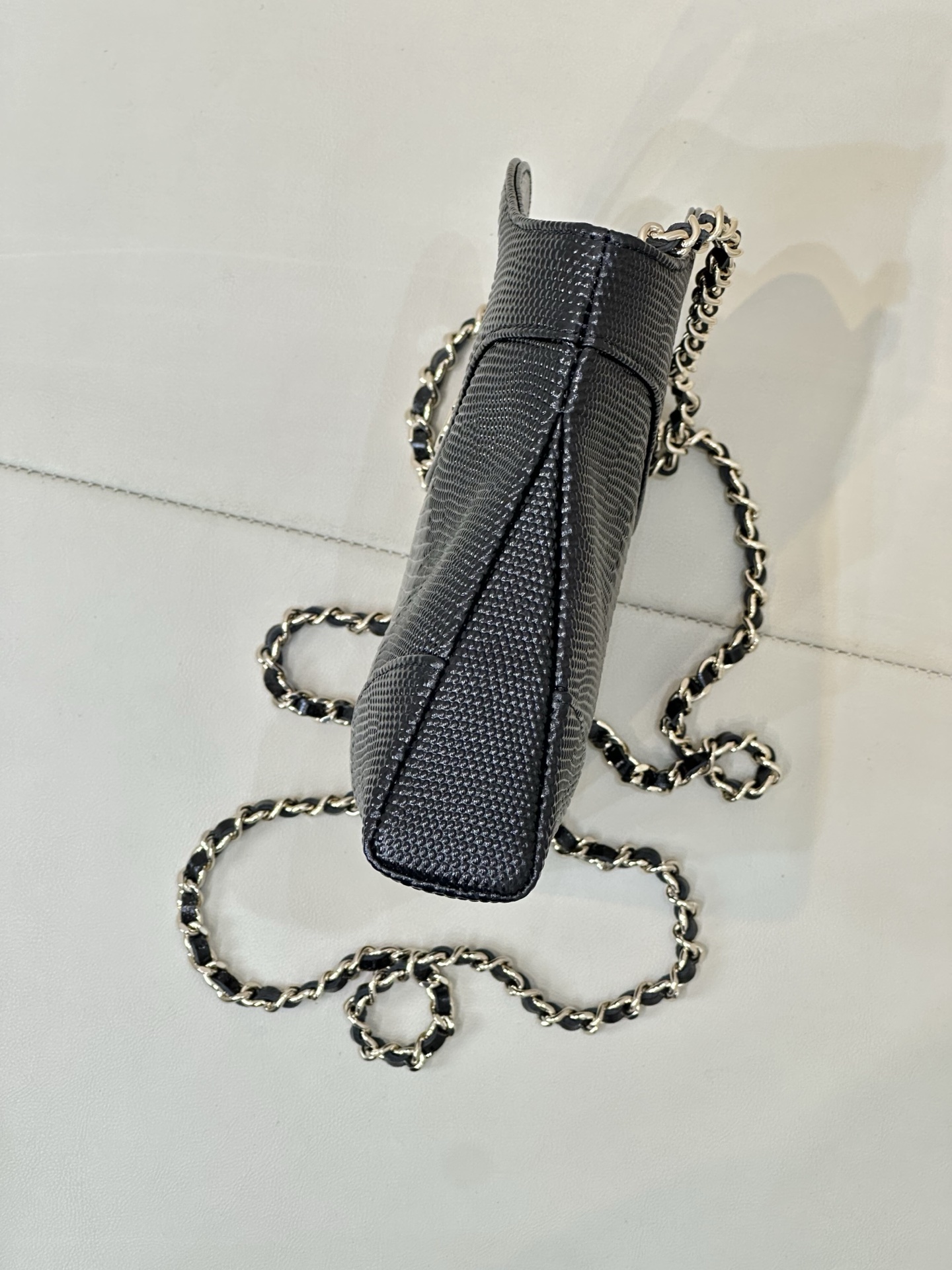 Chanel 31 Nano Bag in Crocodile-Embossed Calfskin - Image 7