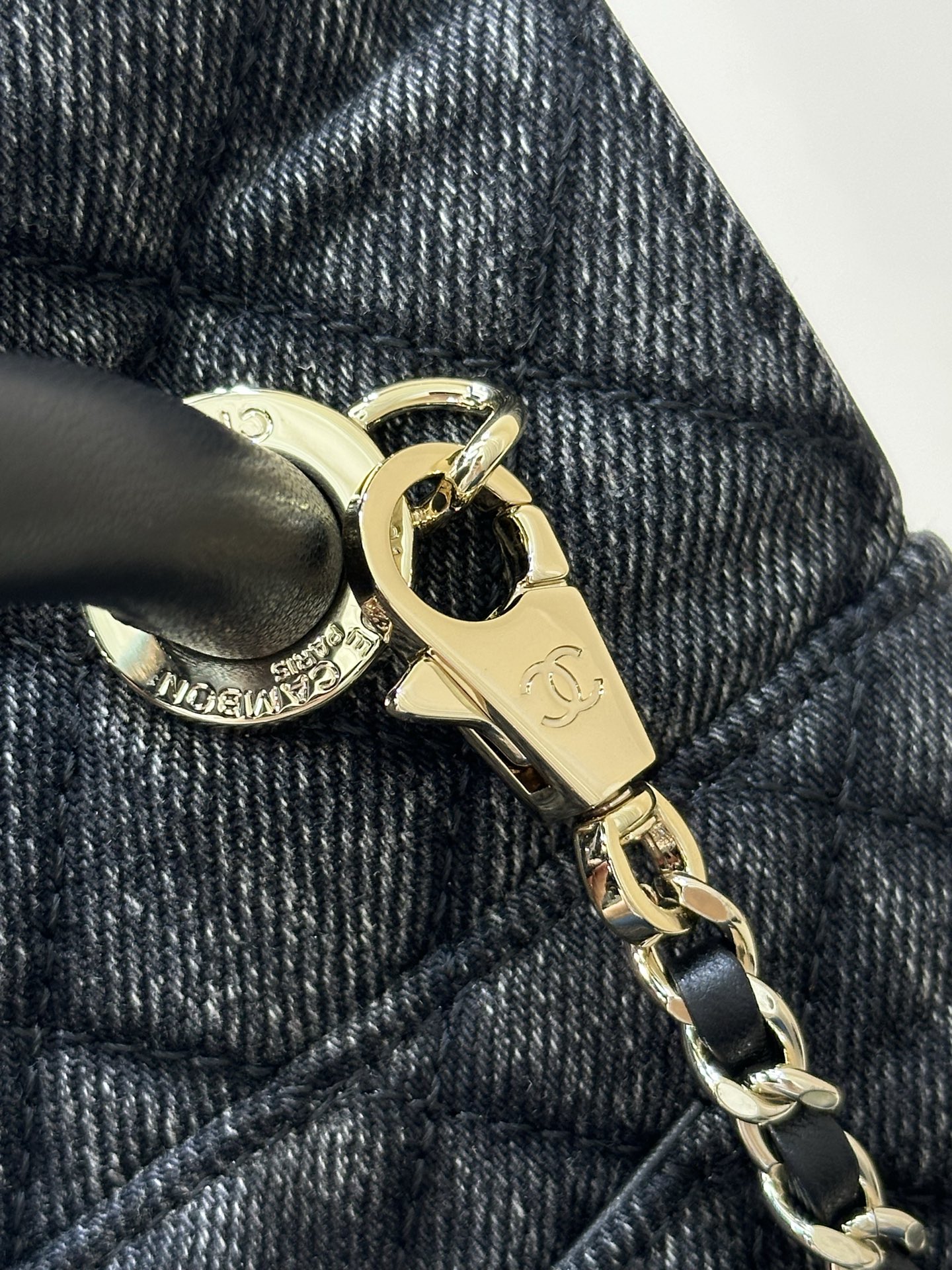 Chanel Coco Handle Mini Denim Handbag - Image 7