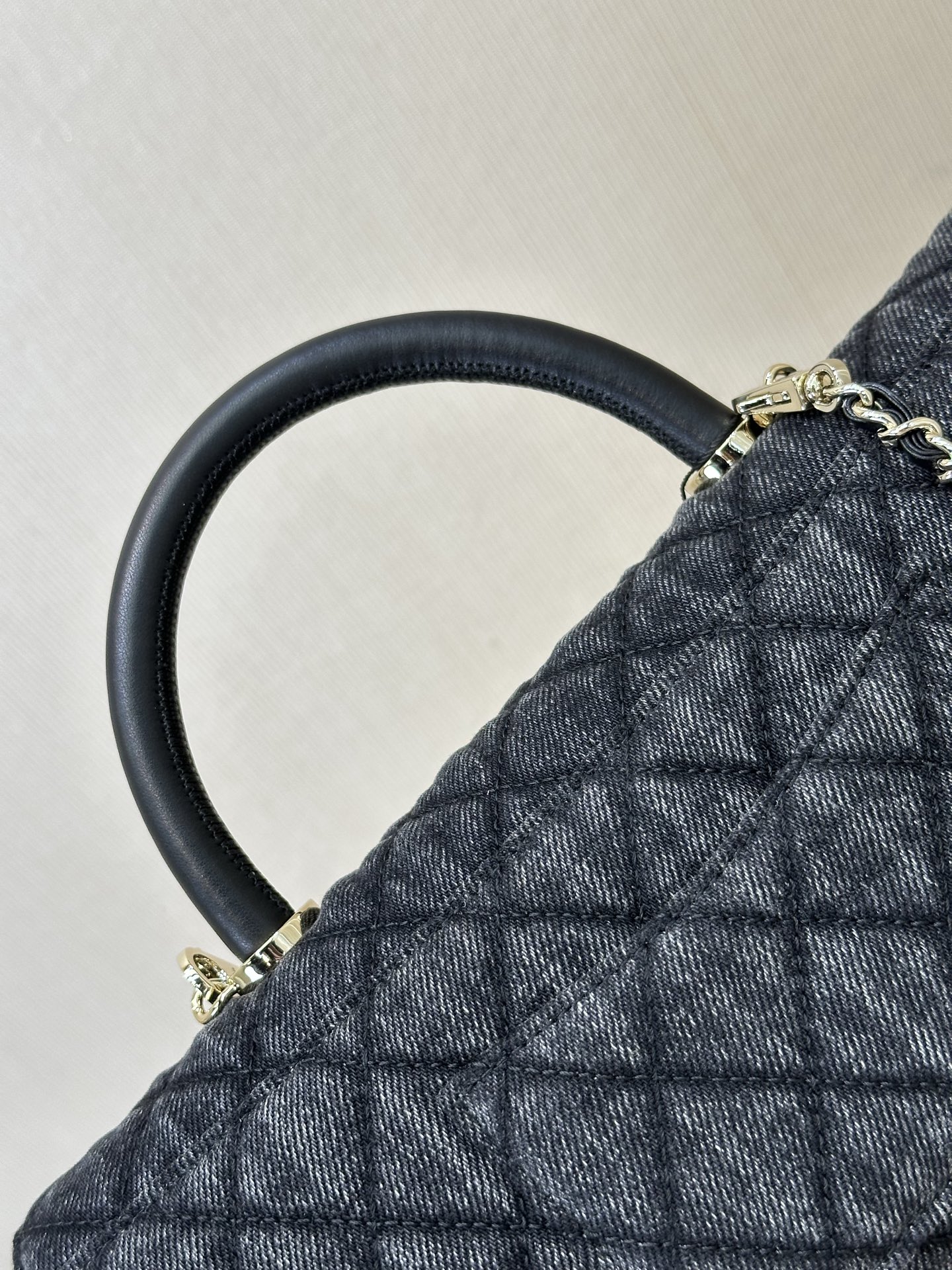 Chanel Coco Handle Denim Handbag - Image 7