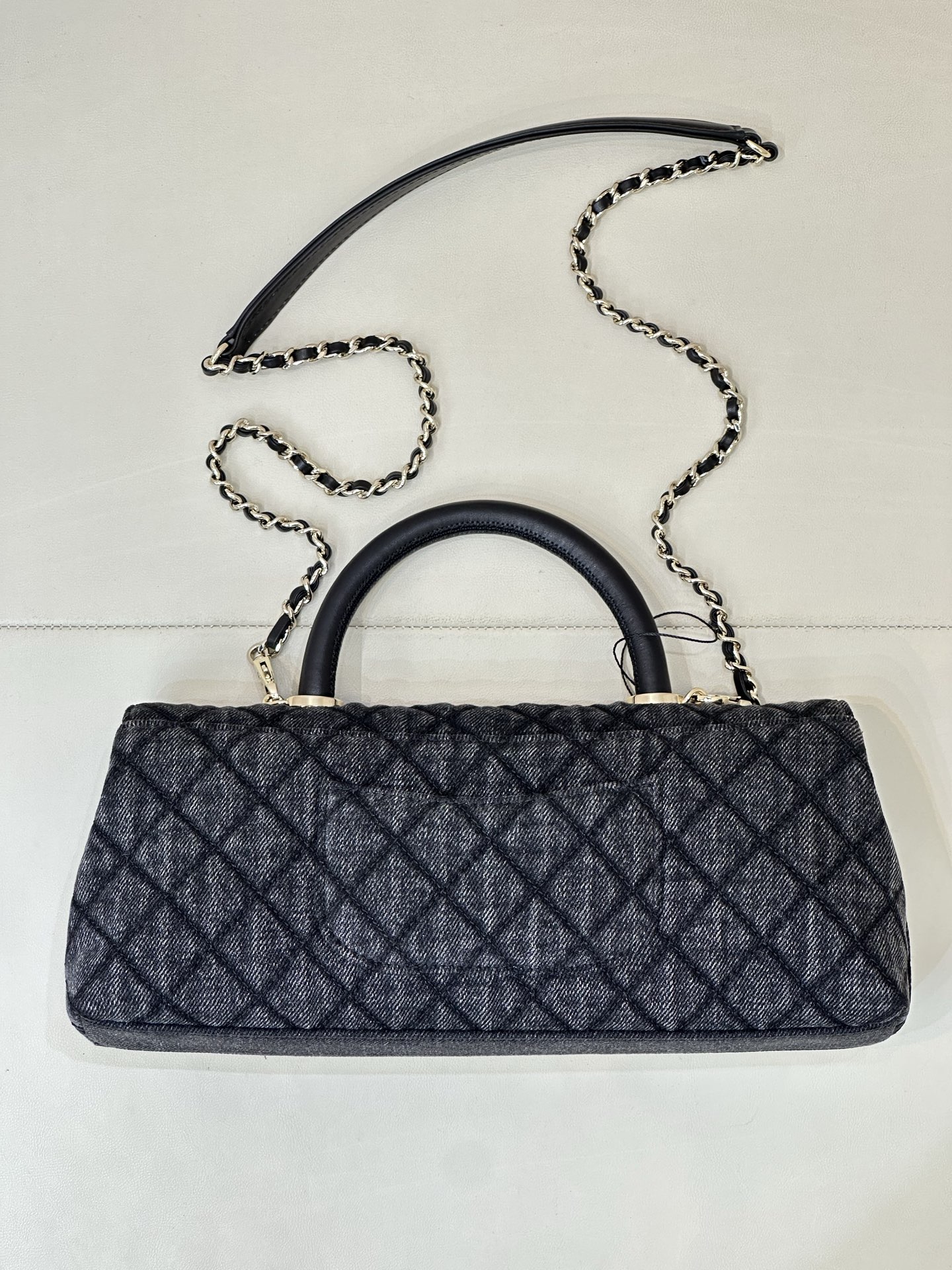 Chanel Coco Handle Denim Handbag - Image 7
