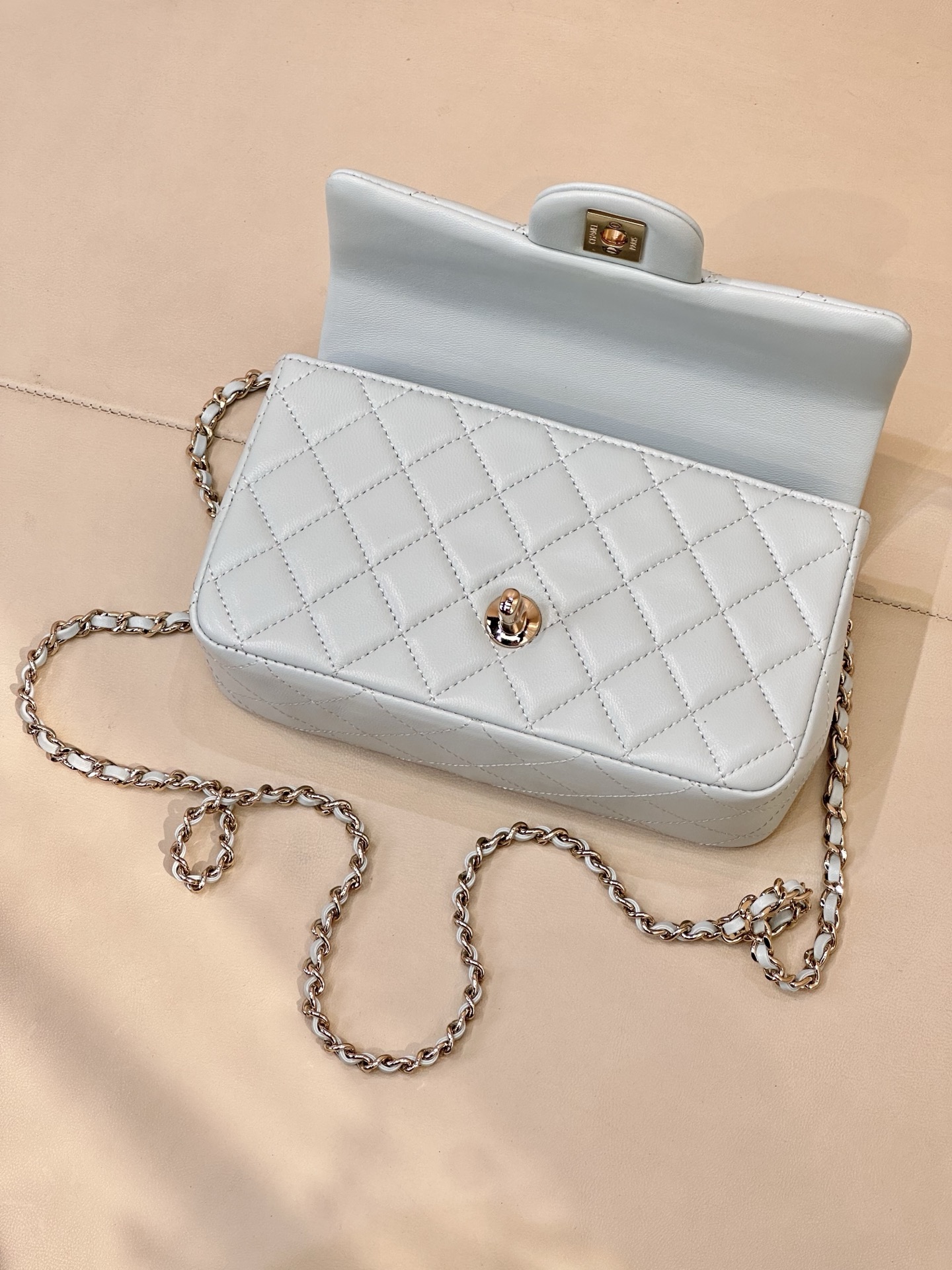 Chanel Classic Flap Mini Shoulder Bag with Handle - Image 7