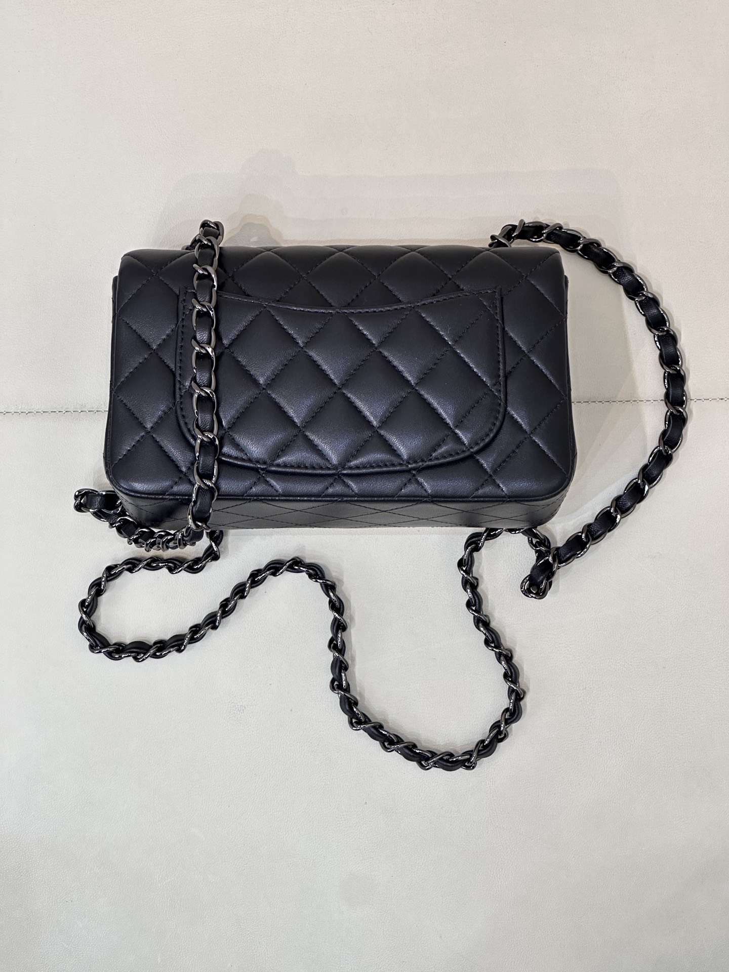 Chanel CF Style Lambskin Crossbody Bag - Image 7