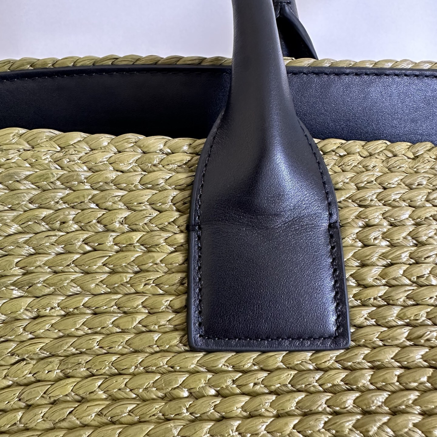 Chanel Coco Beach Color-Block Straw Tote Bag - Image 7