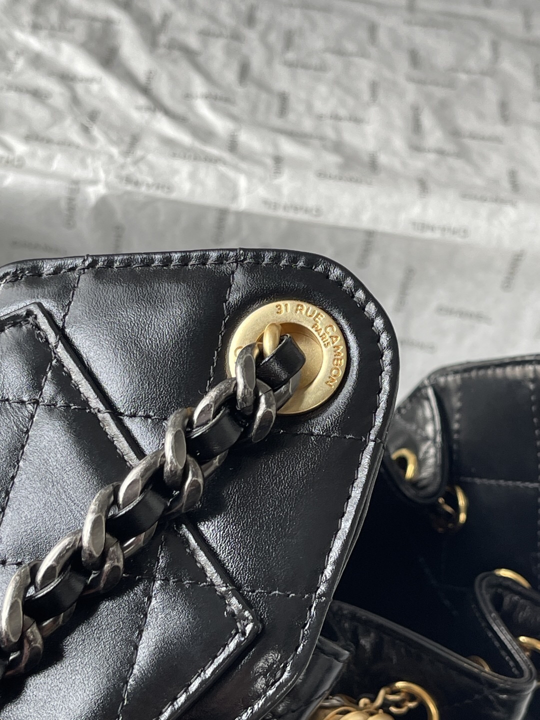 Chanel 25S Mini Hobo Bucket Bag - Image 7