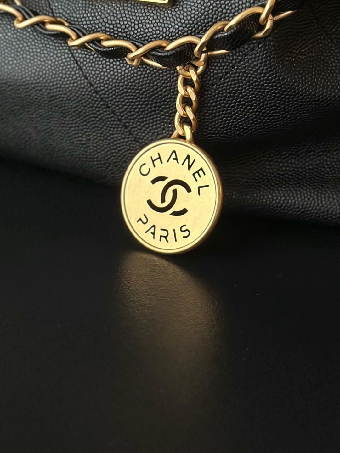 Chanel Drawstring Shoulder Bag in Oil-Waxed Calfskin - Image 7