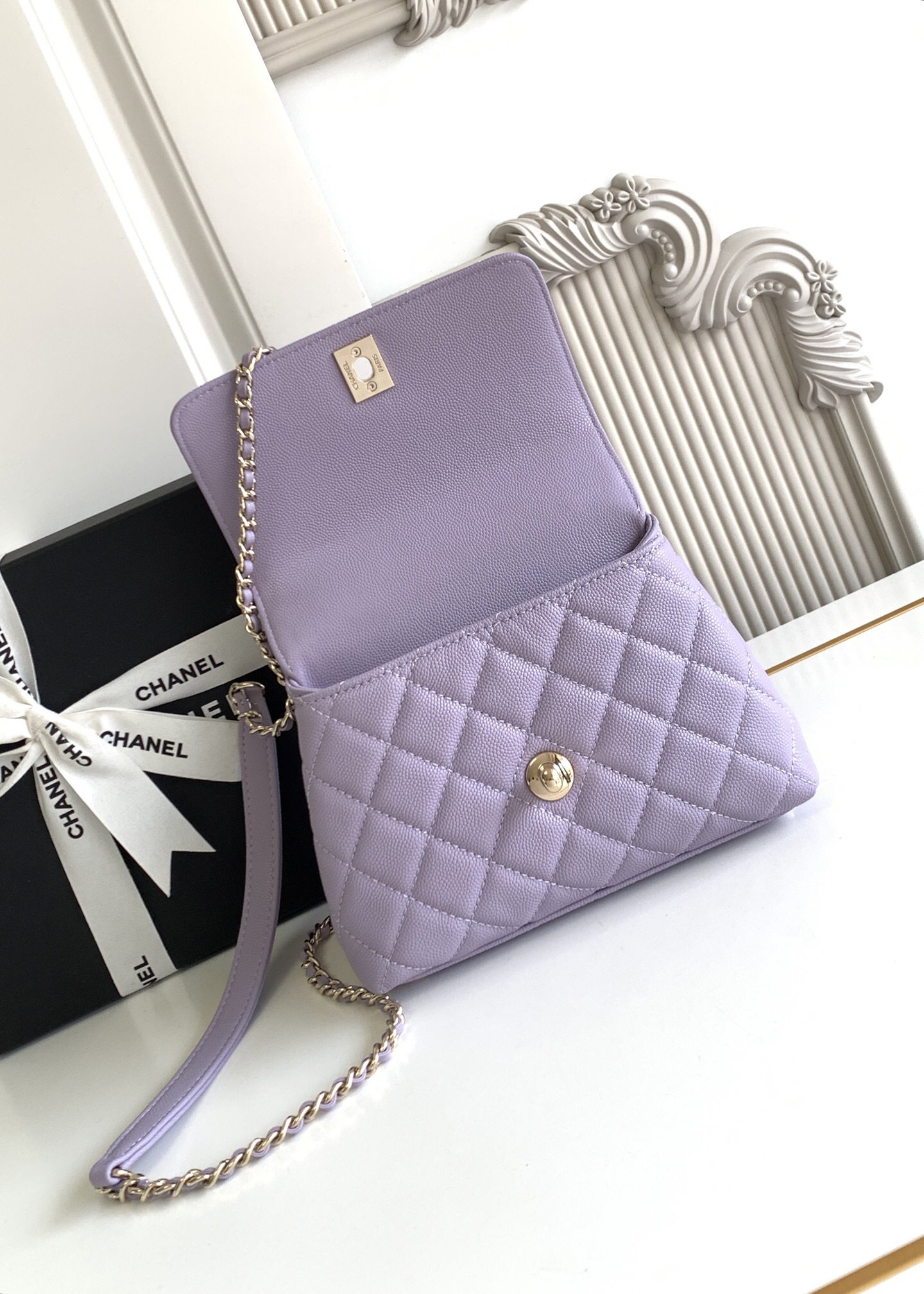 Chanel Coco Handle Mini Handbag AS2215 - Image 7
