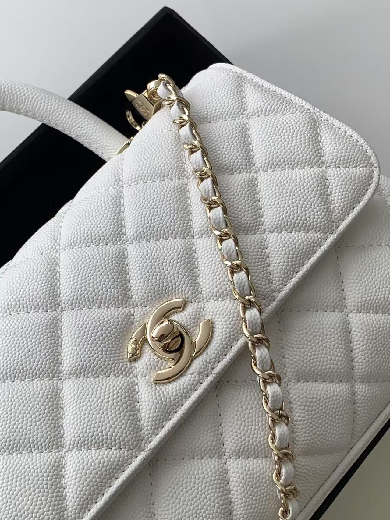 Chanel Coco Handle Top Handle Bag - Image 7
