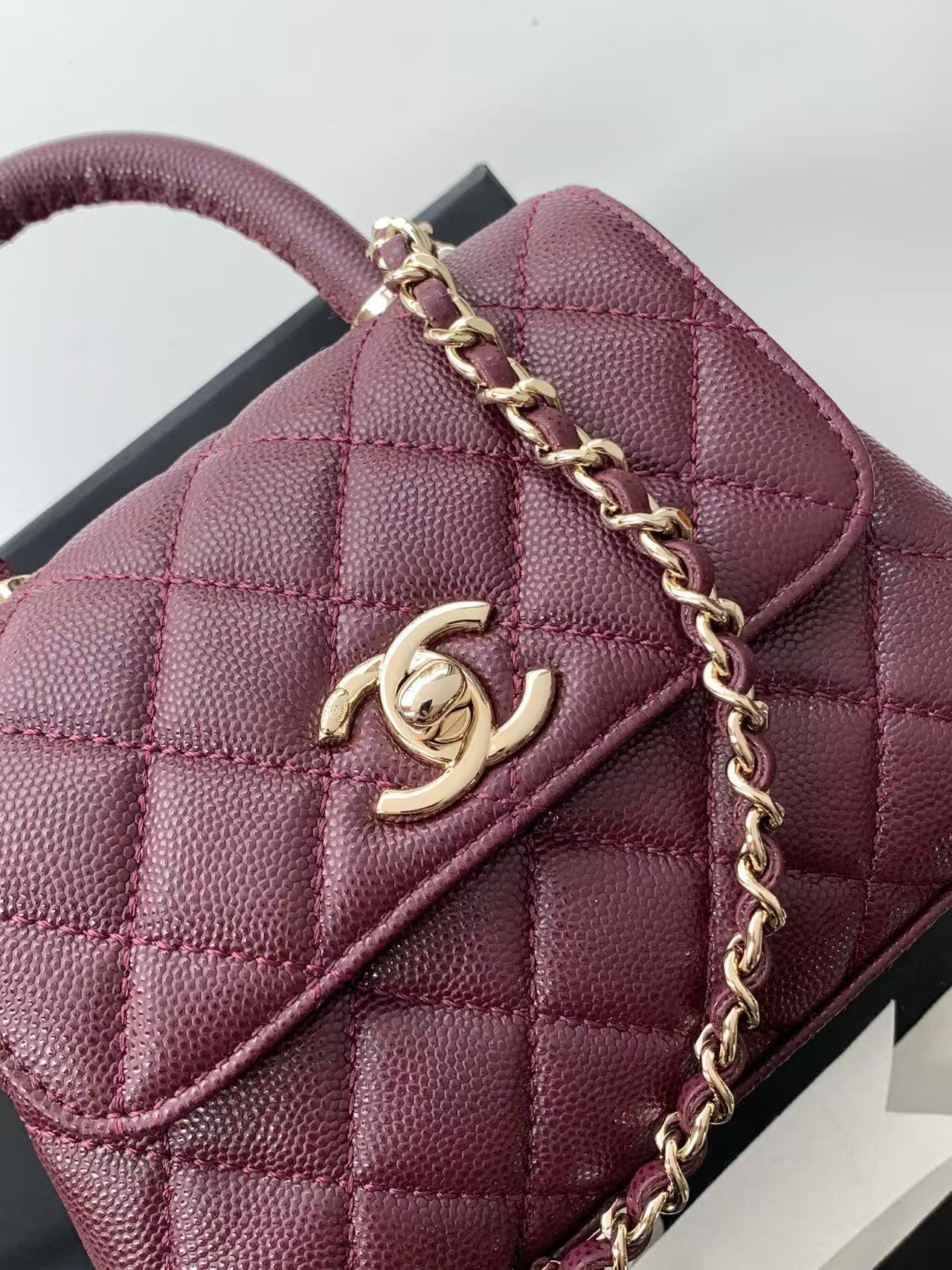 Chanel Coco Handle Classic Handbag AS4244 - Image 7