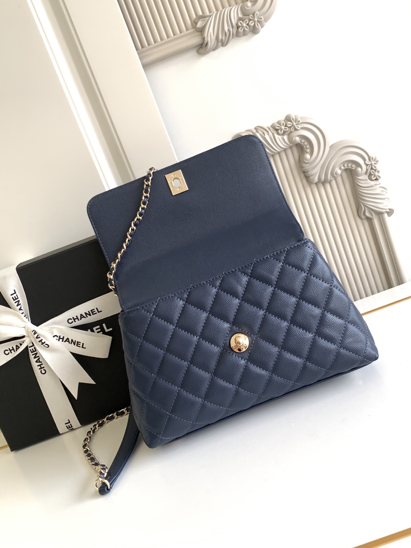 Chanel Coco Handle Flap Top Handle Bag - Image 7