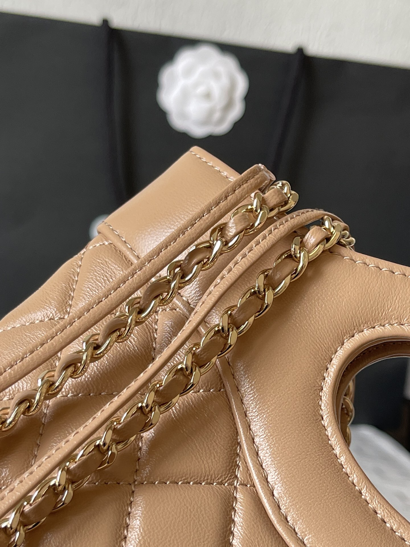 Chanel 23A 31 Bag Mini in Chocolate Brown - Image 7